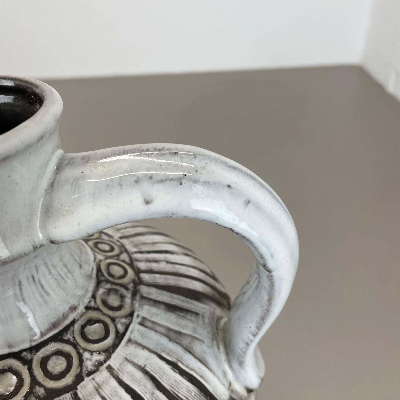 Rare Wgp Fat Lava Ceramic "Polaris" Vase Element By Ceramano, Germany, 1960s photo vintage