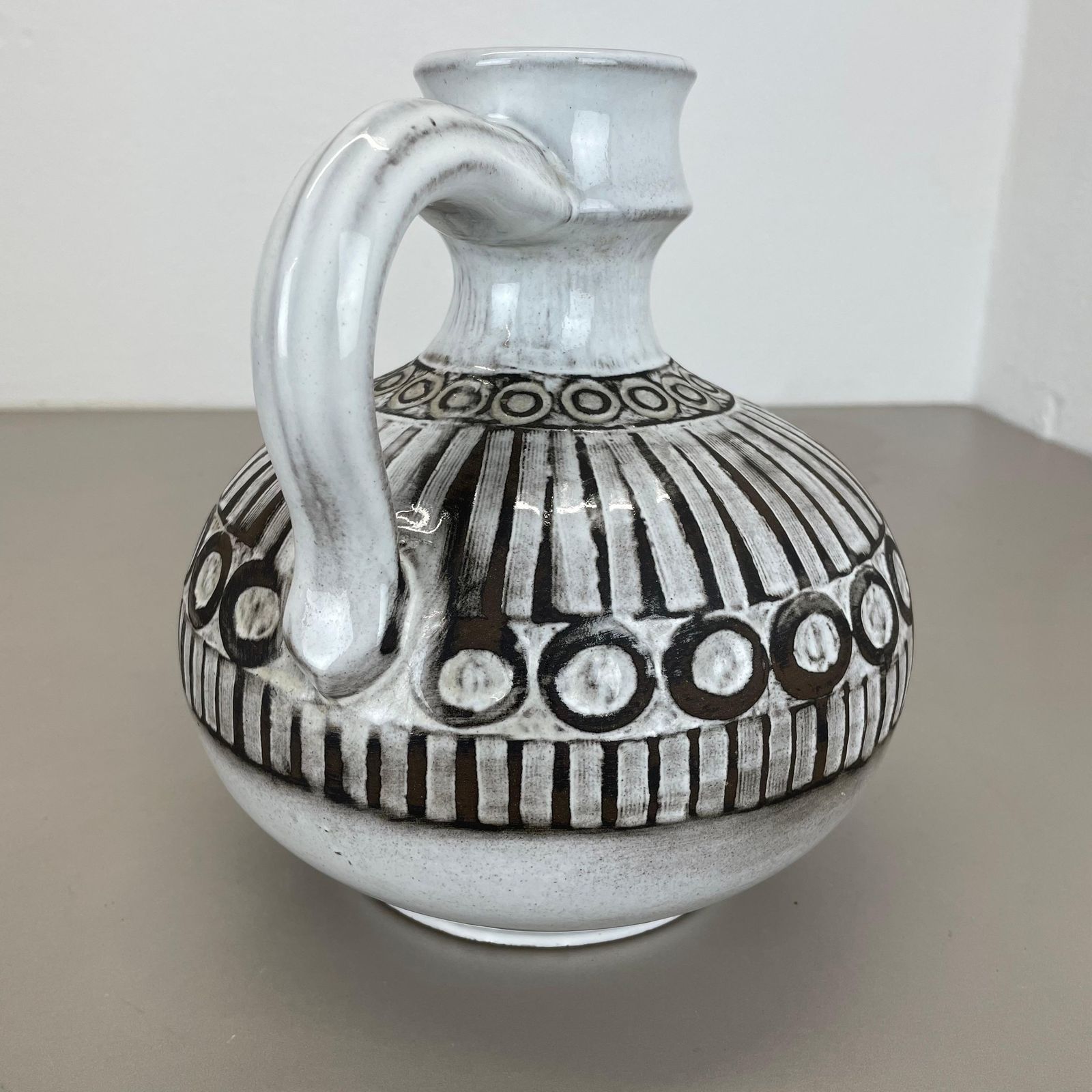 Home Decor Rare Wgp Fat Lava Ceramic "Polaris" Vase Element By Ceramano, Germany, 1960s photo