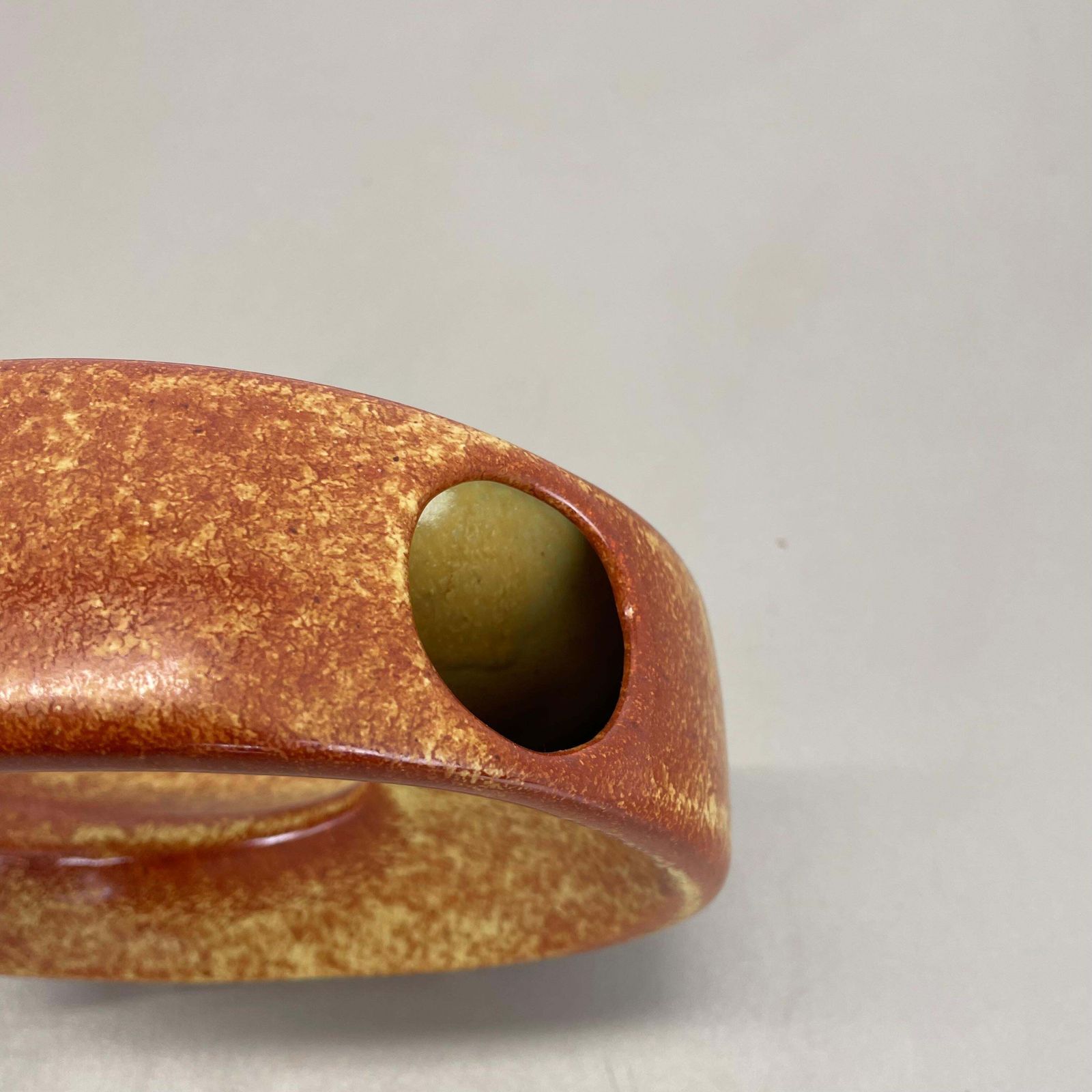 photo furniture Unique Ceramic Studio Pottery Vase By Bertoncello Schiavon Ceramics, Italy 1970s