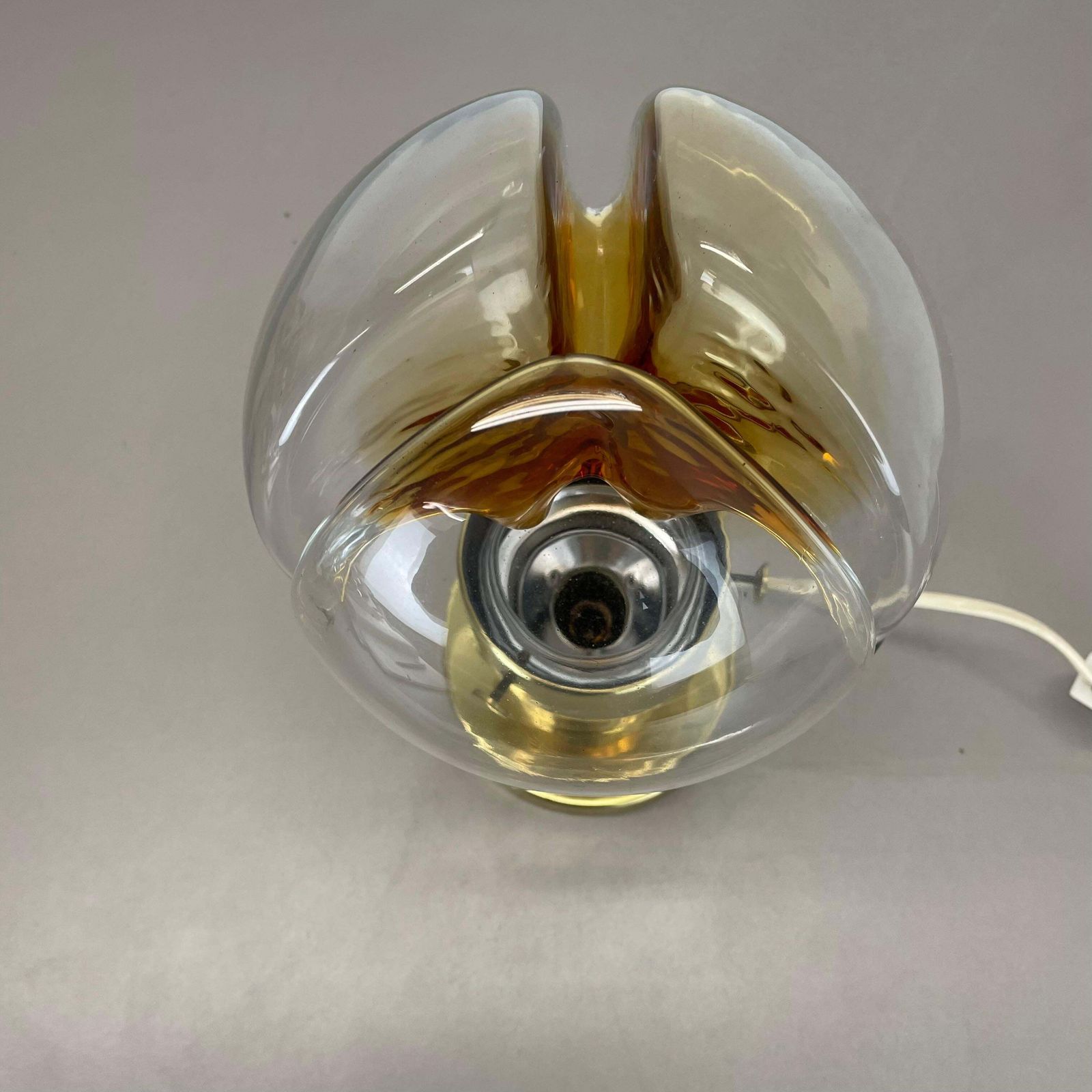 Modernist Toni Zuccheri Style Murano Table Light By Kaiser Leuchten Germany 1970 photo vinterior