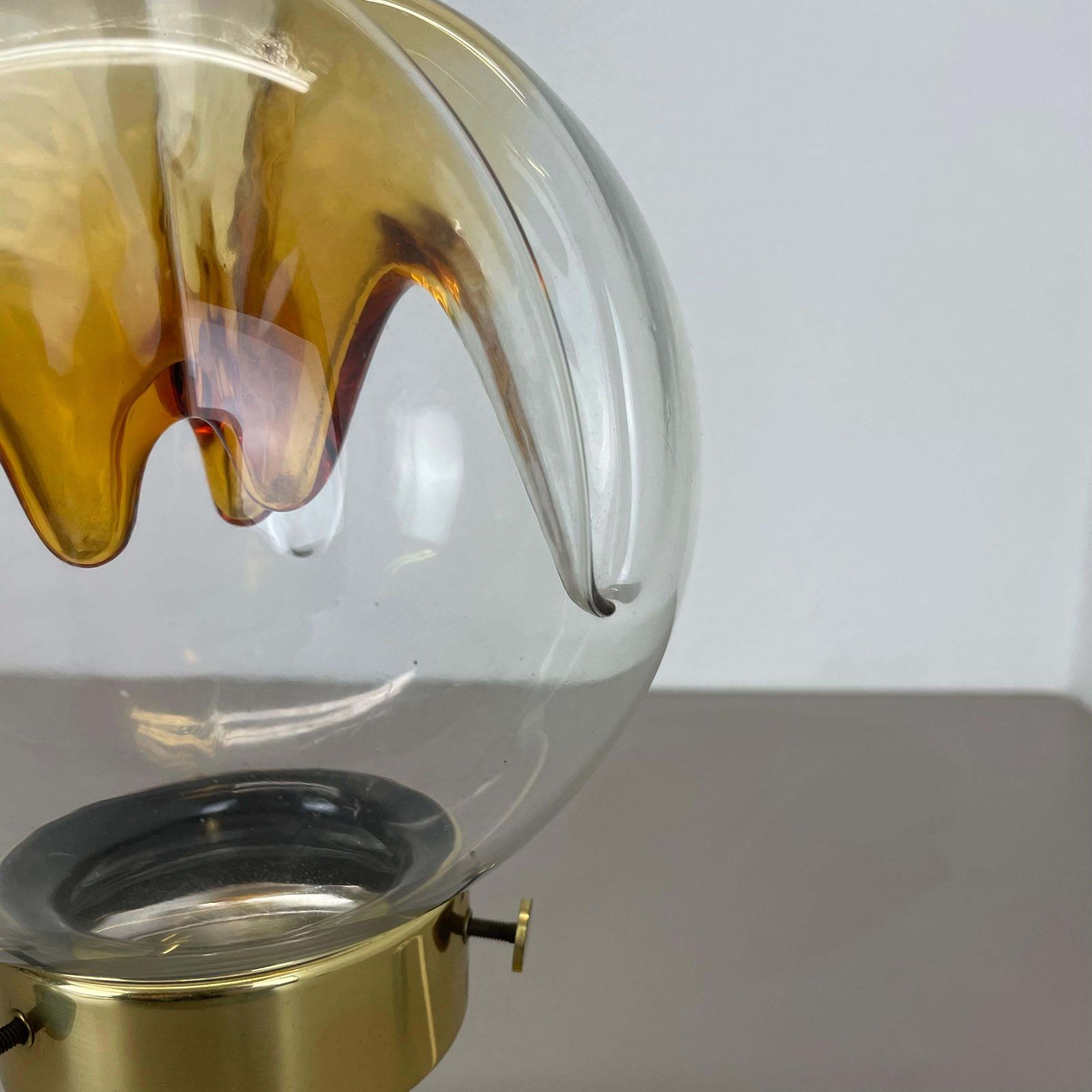 photo for sale Modernist Toni Zuccheri Style Murano Table Light By Kaiser Leuchten Germany 1970