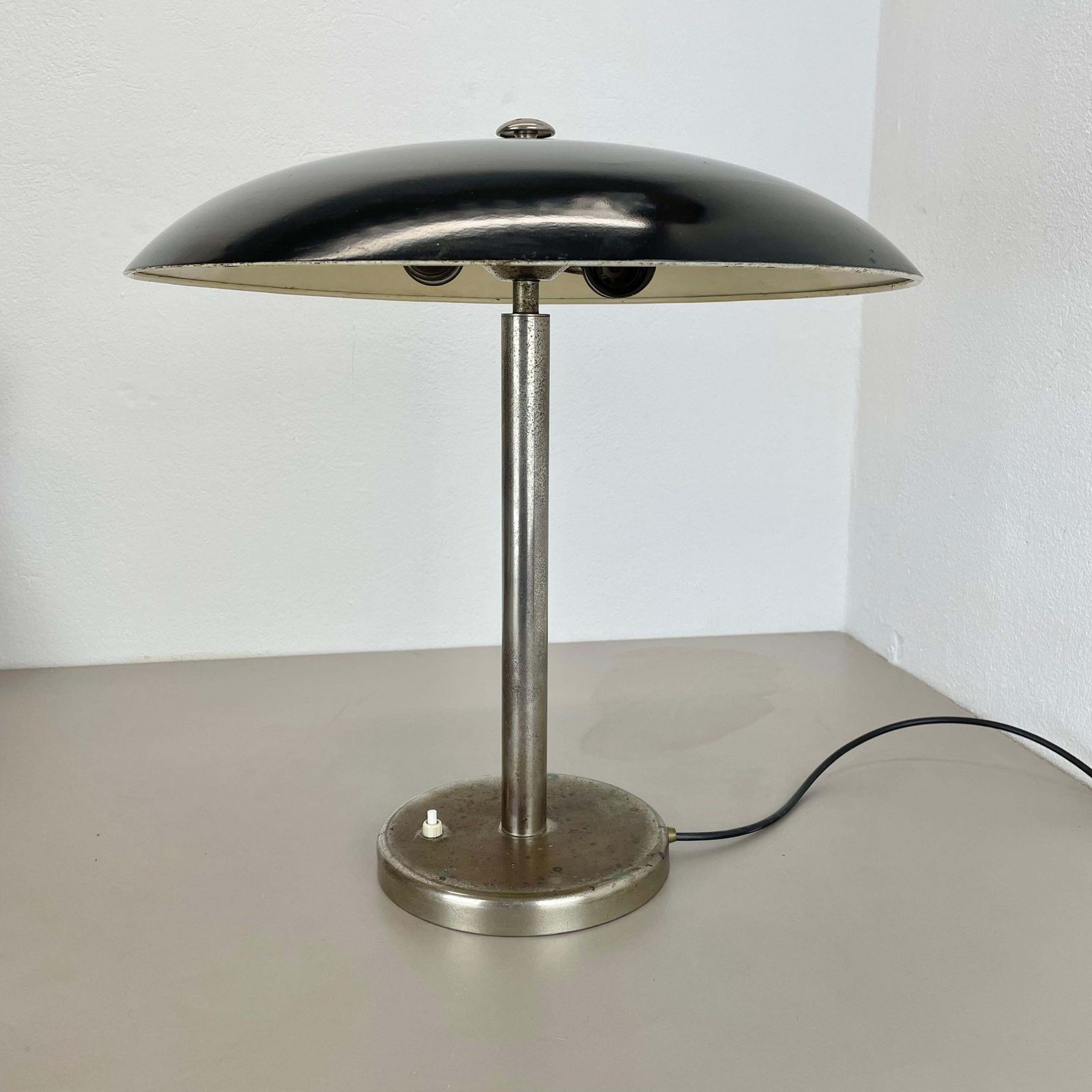 Black Kaiser Idell 6604 Bauhaus Desk Light By Christian Dell, Germany, 1930s photo furniture