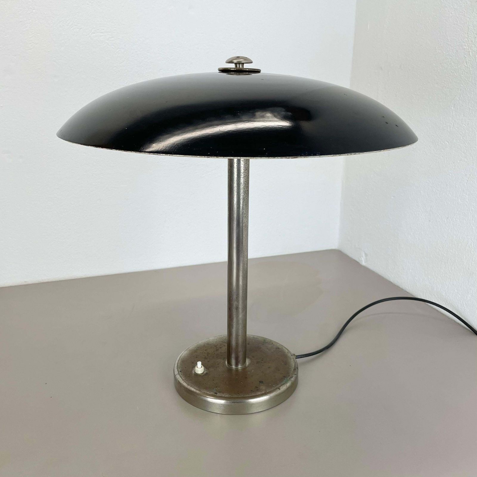 Black Kaiser Idell 6604 Bauhaus Desk Light By Christian Dell, Germany, 1930s photo 1327.0