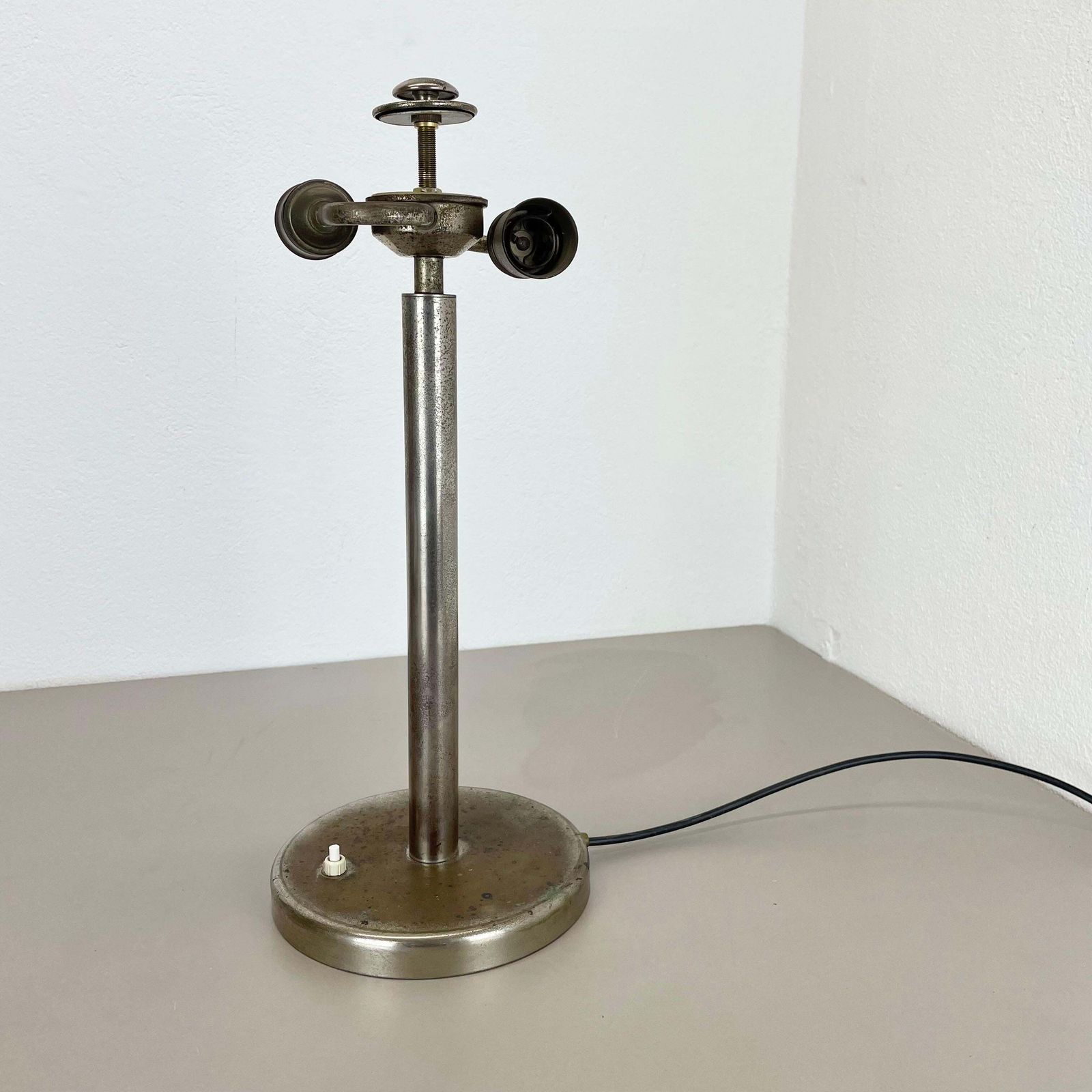 photo for sale Black Kaiser Idell 6604 Bauhaus Desk Light By Christian Dell, Germany, 1930s
