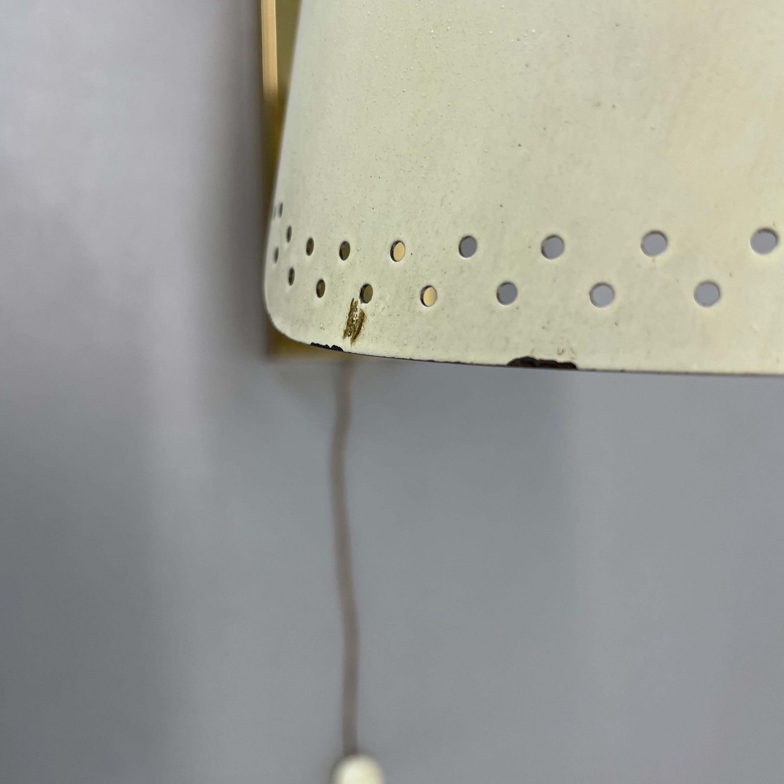 Rare Adjustable Brass Stilnovo Style Theatre Wall Ceiling Light, Italy 1950s photo buy