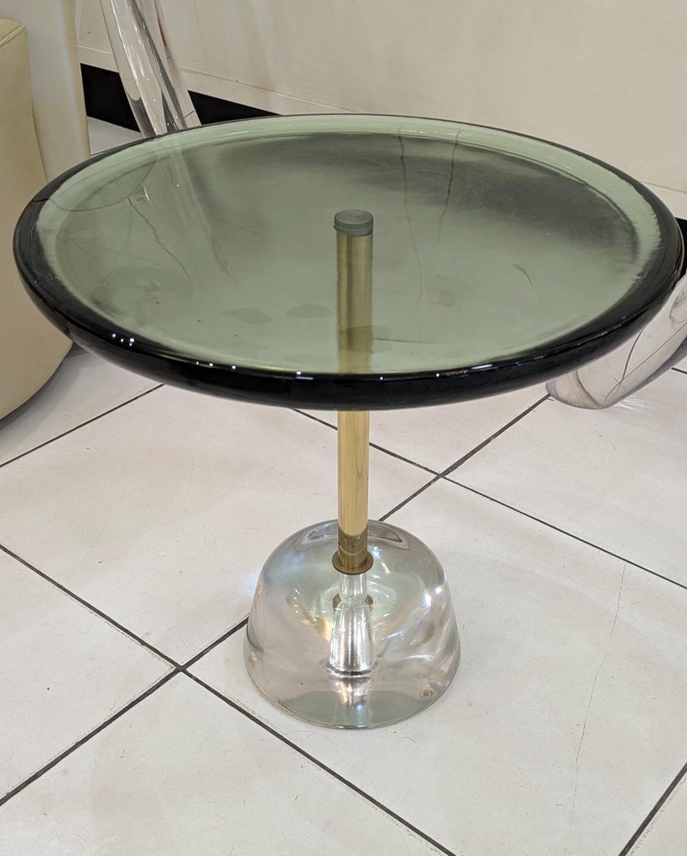 Small Glass Gueridon / End Table photo buy