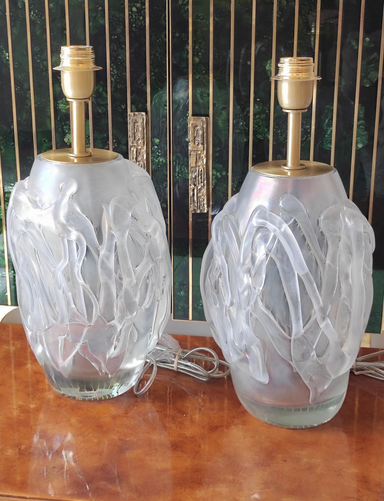 Pair Of Murano Glass Table Lamps photo furniture