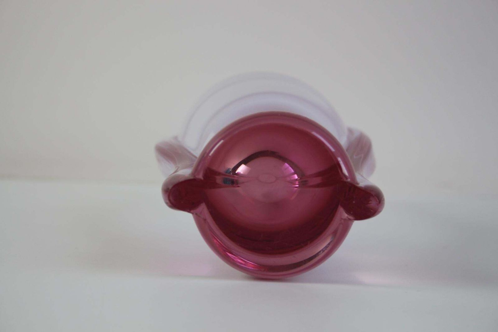 Home Decor Mid Century Czech Purple Art Glass Vase By Zbs, 1960s photo