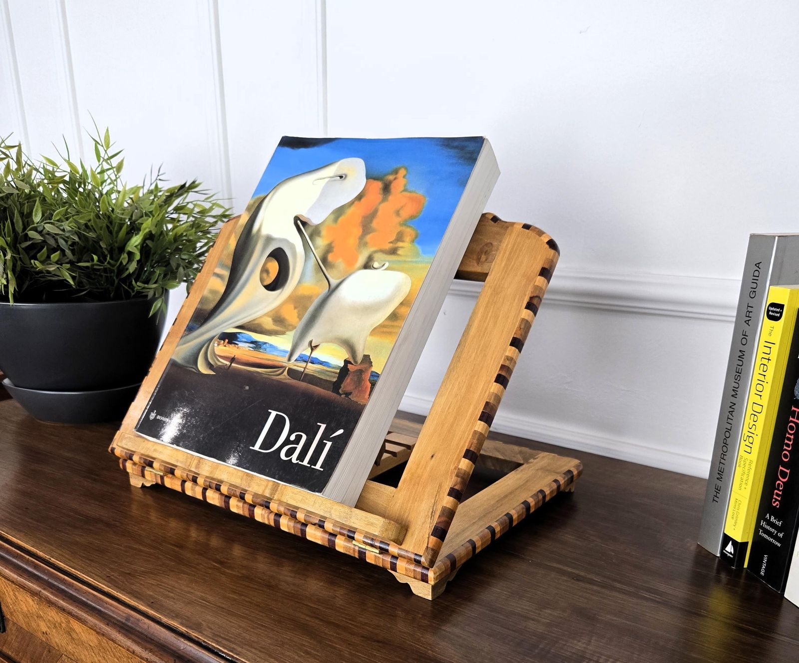 Italian Carved Decorated Adjustable Book Stand Rest photo for sale