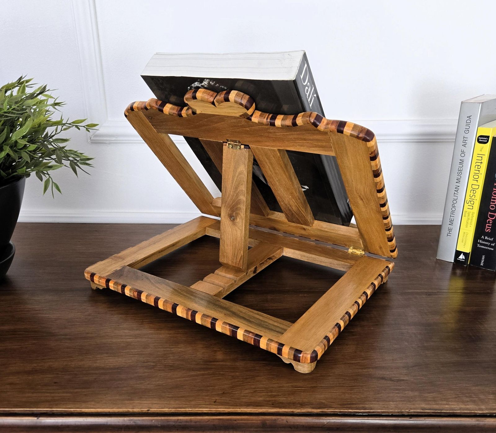 Italian Carved Decorated Adjustable Book Stand Rest photo Home Decor