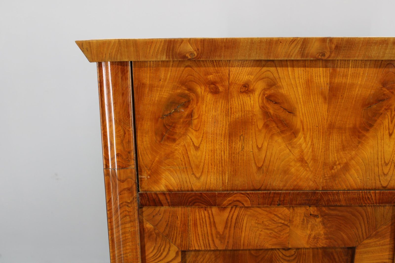 1930s Antique Cabinet With Writing Area In Walnut Finish, Czechoslovakia photo 1323.0