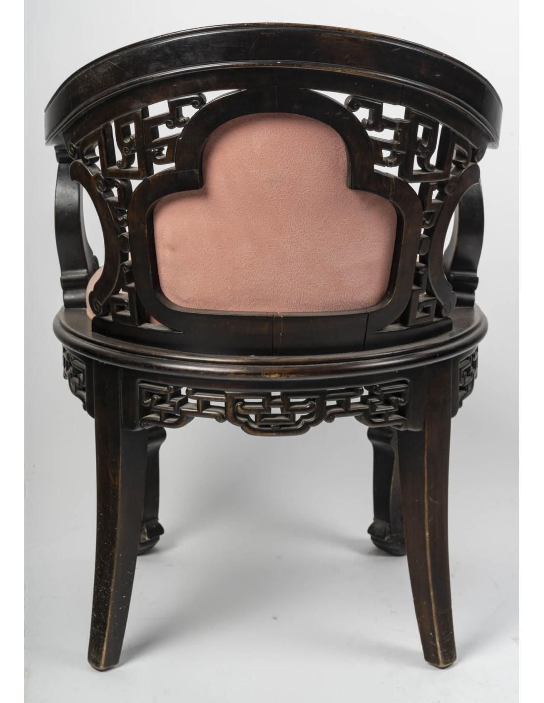 Japanese Style Office Armchair, 19th Century. photo vinterior
