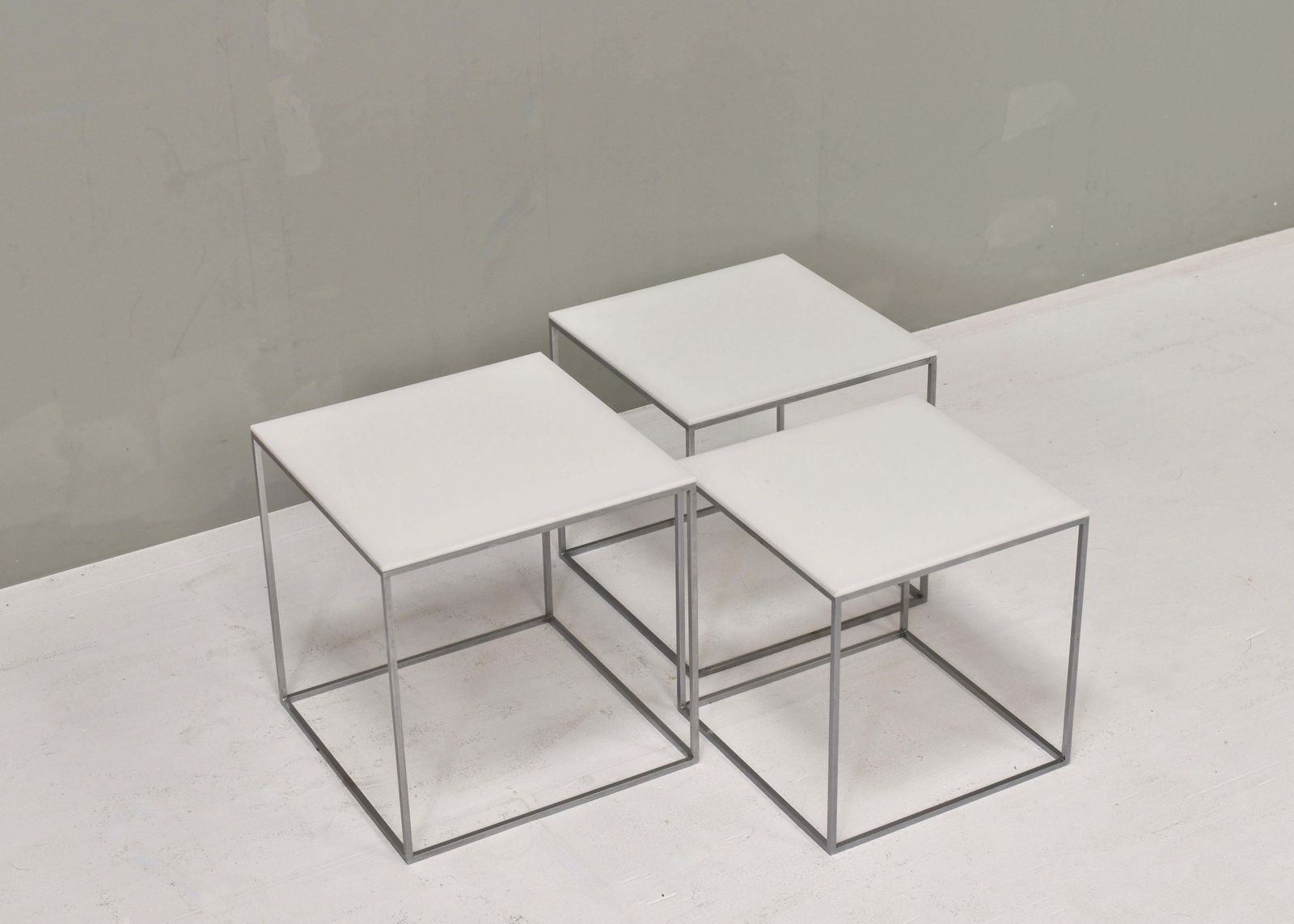 Poul Kjaerholm Pk71 Nesting Tables For E. Kold Christensen – Denmark, 1950 60 photo Furniture