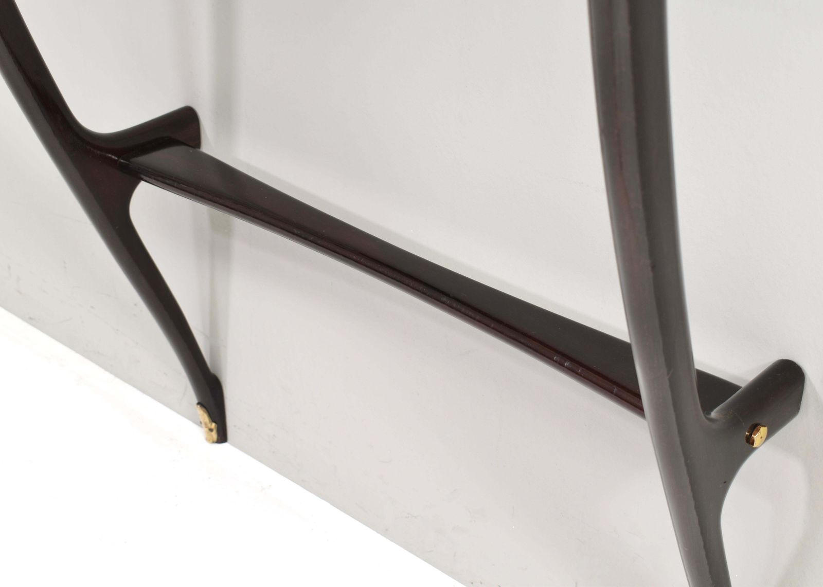 photo vintage Console Table By Or In The Style Of Ico Parisi In Ebony And Glass   Italy, 1950s