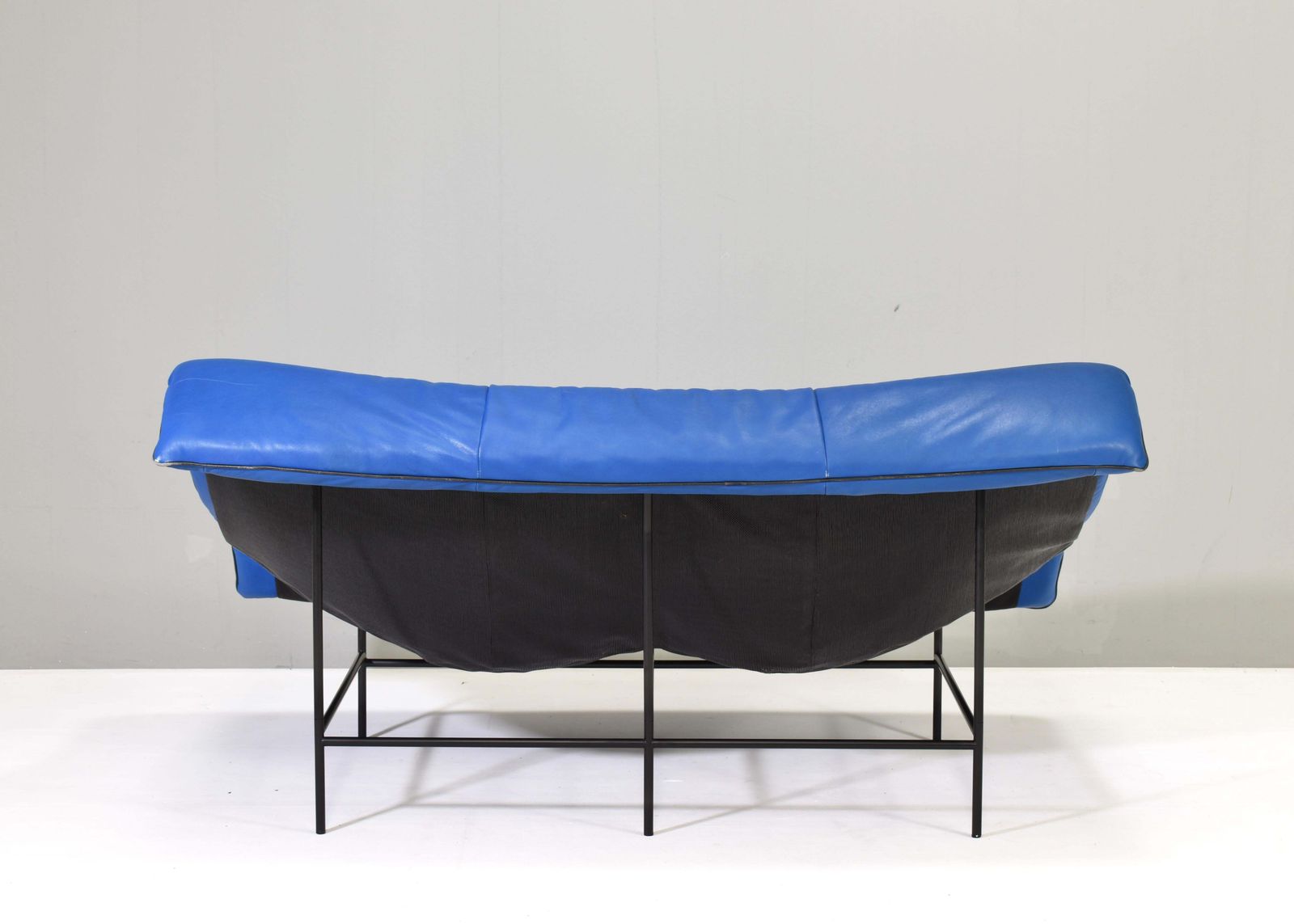Furniture Butterfly Sofa In Leather By Gerard Van Den Berg For Montis, Netherlands, 1980's photo