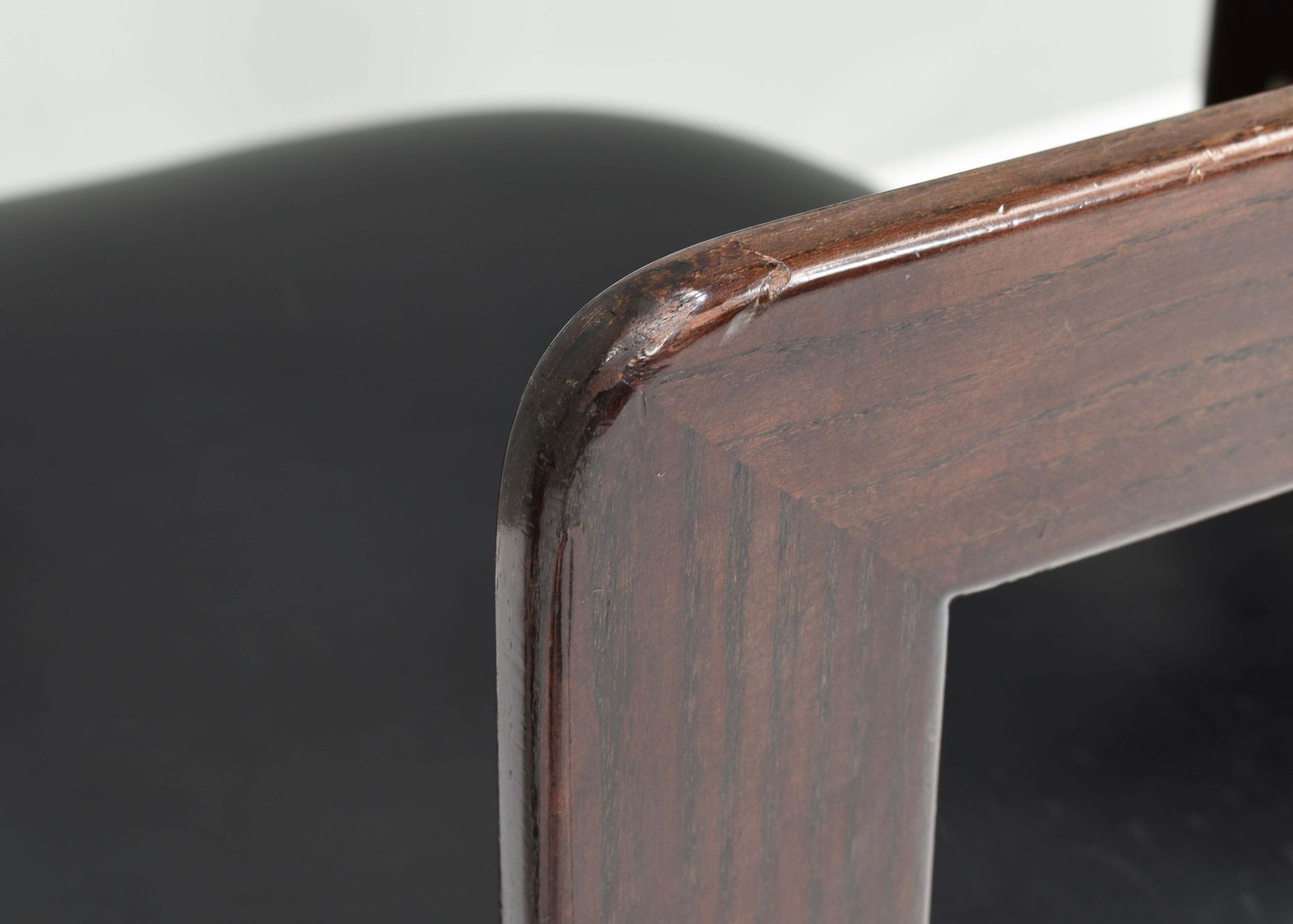 photo vintage Pamplona Chairs By Augusto Savini In Black Leather   Italy, 1965, Set Of 3