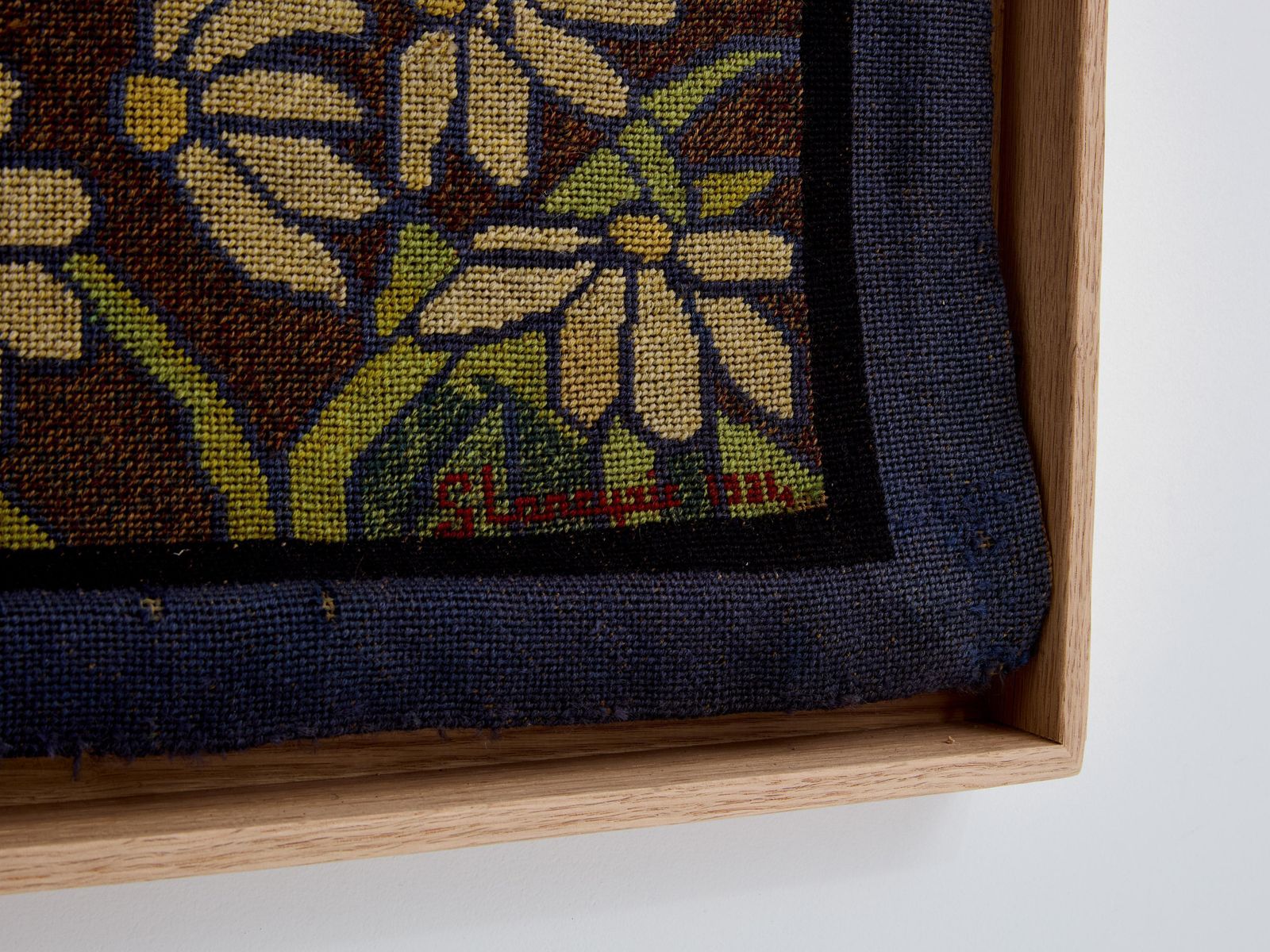 photo furniture Gabriel Laneyrie Petit Point Needlework Panel Tapestry 1934