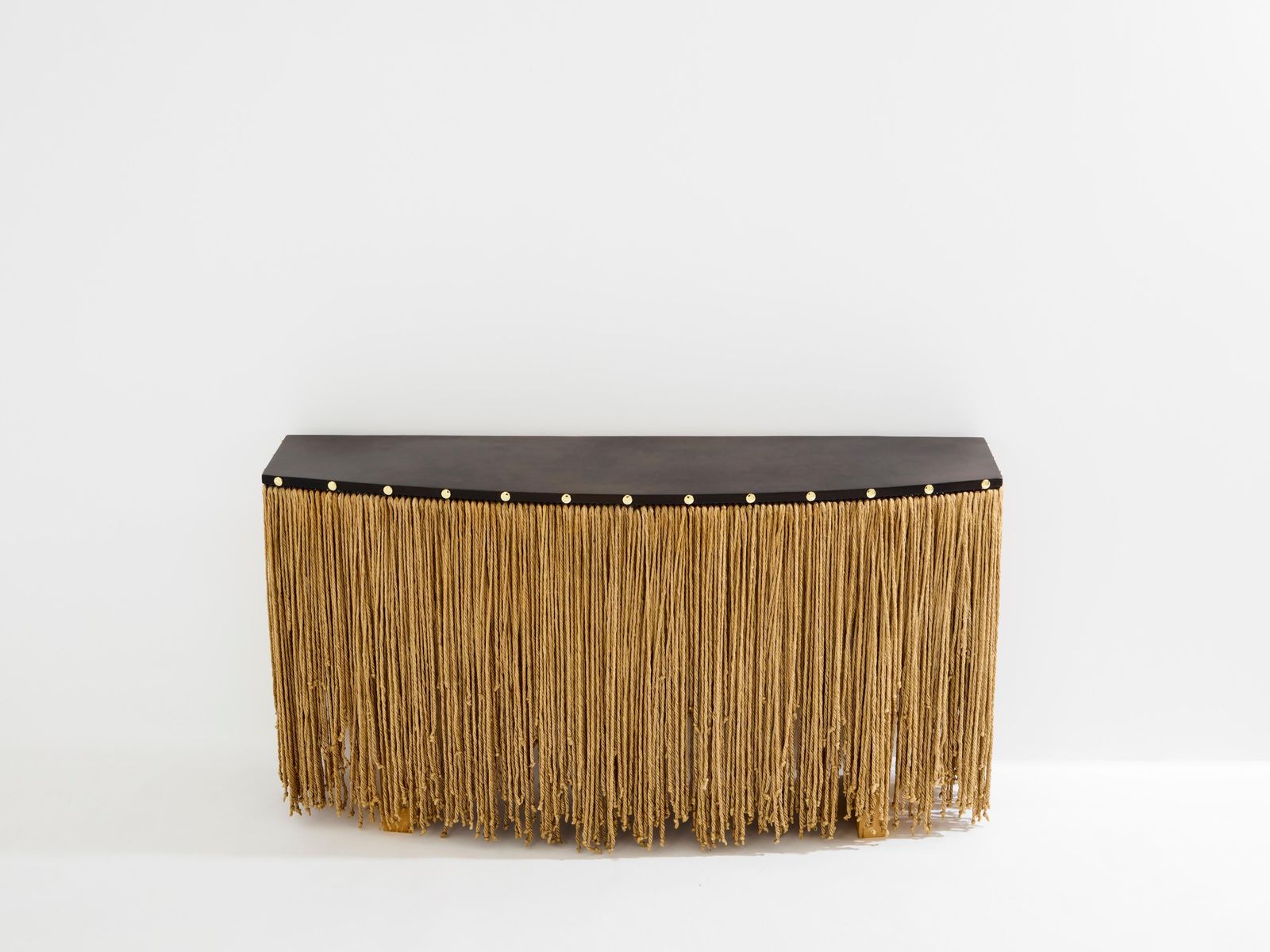 Console Sergio Ponzio IV en métal et cordes, années 1970 photo for sale