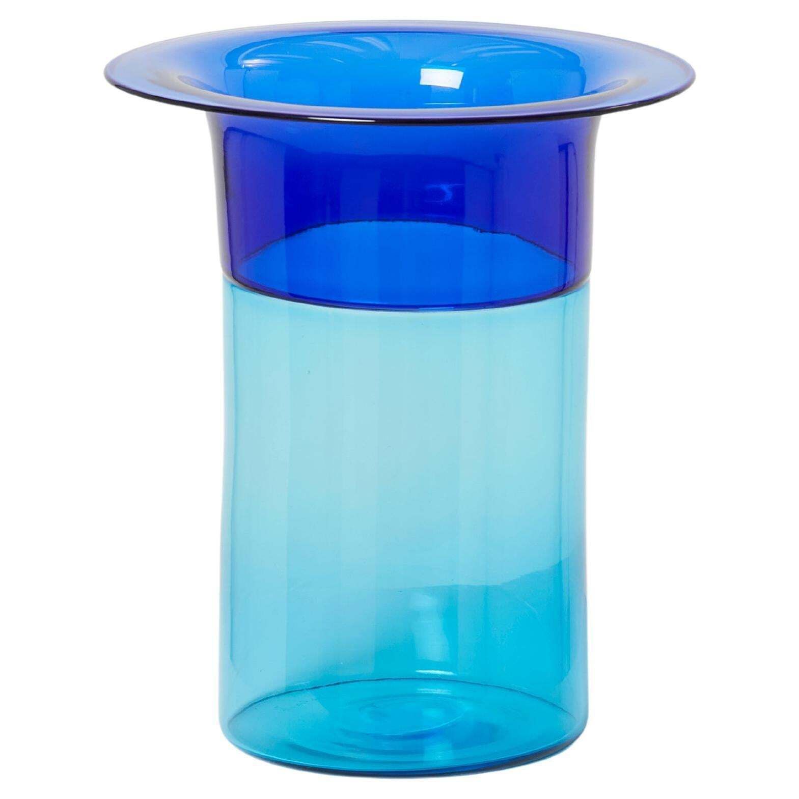 Grand vase en verre de Murano Incalmo, Luciano Gaspari pour Salviati, années 1970