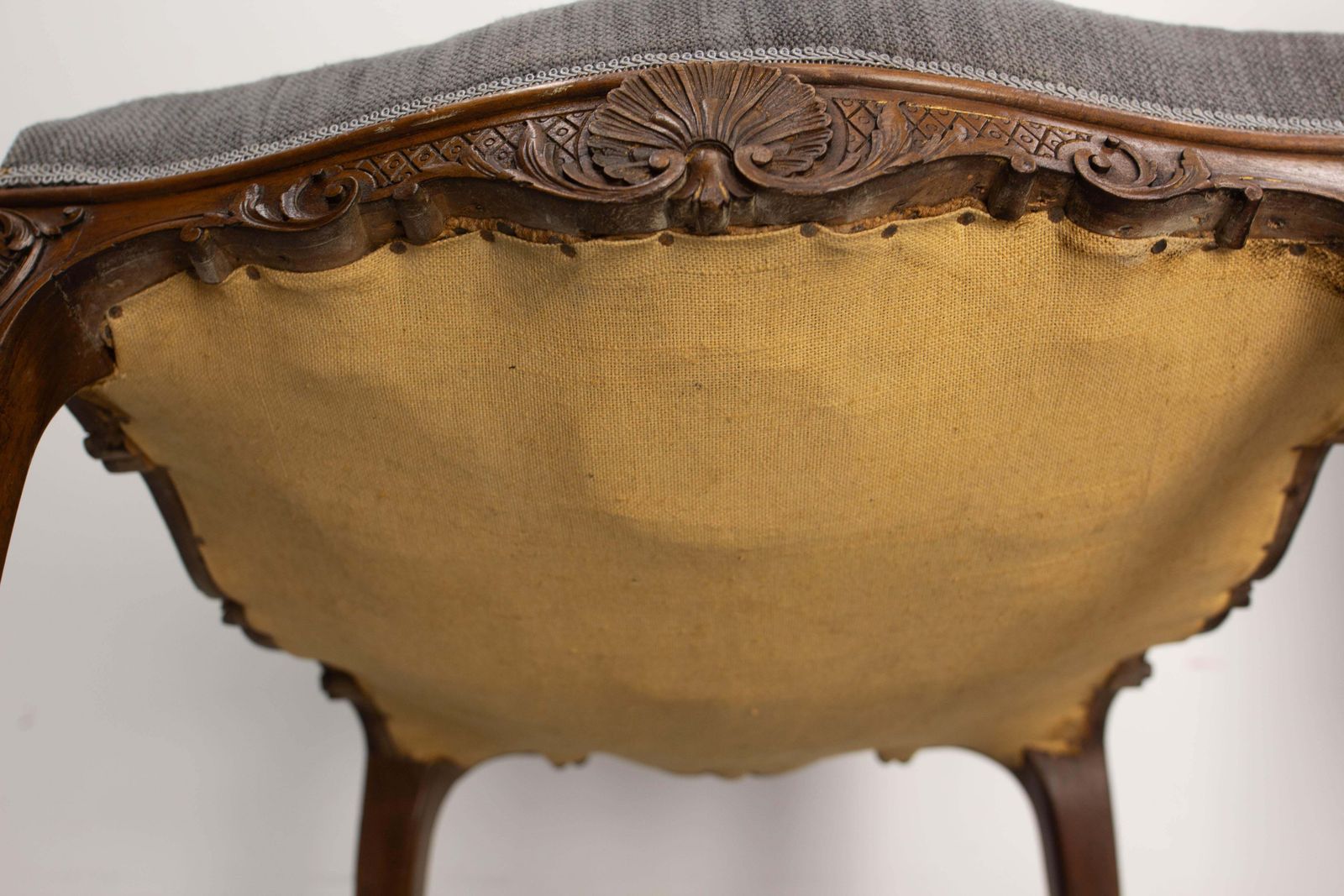 Furniture Pair Of Regency Chairs Or Fauteuils To Be Re Upholstered Midcentury photo