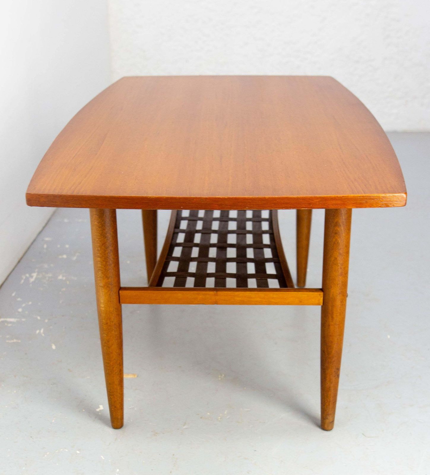 Furniture Sweden Teak Coffee Table By Albert Larsson For Alberts Tibro, 1963 photo