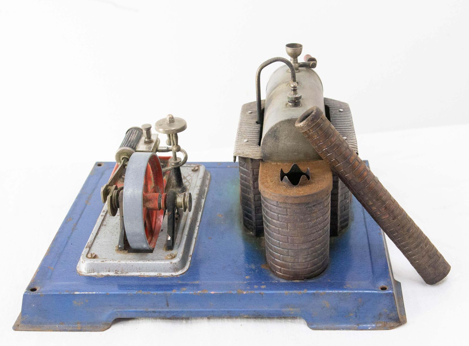 German Wilesco Metal Sheet Steam Engine Children Toy, Circa 1960 photo vintage