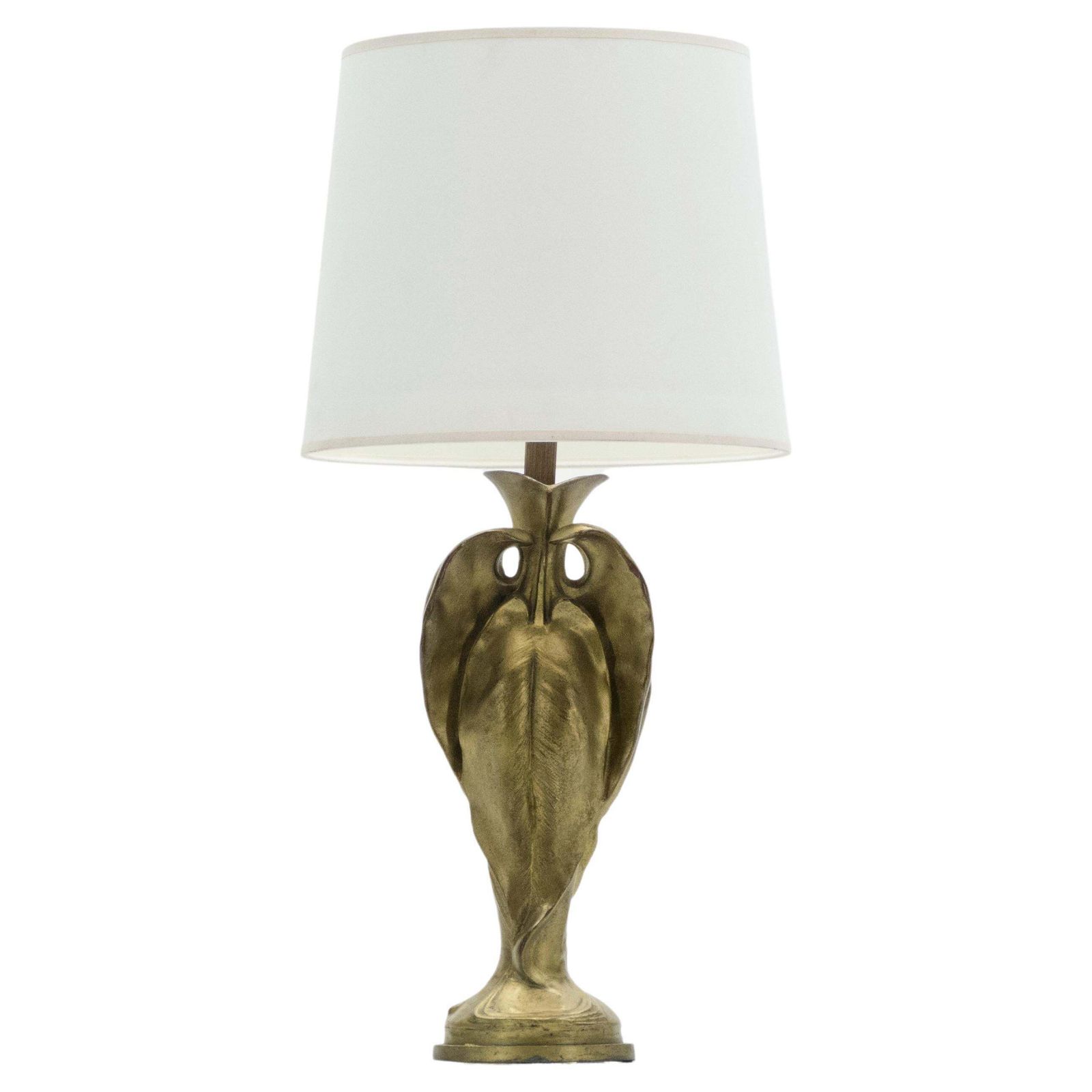 Lampe Art déco en bronze patiné, France, années 1930