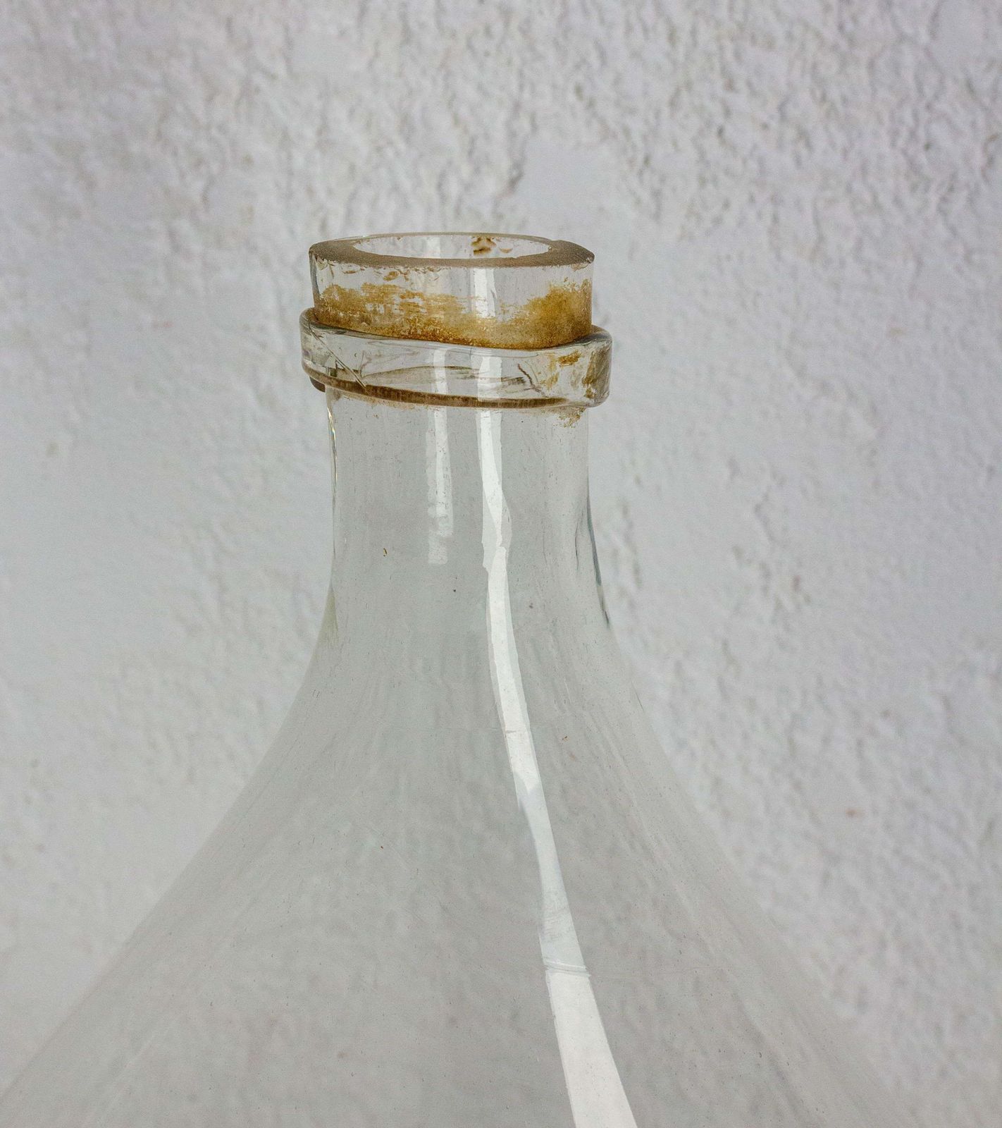 Antique Glass Bottle Demijohns Lady Jeanne Or Carboys Oval Shape Circa 1900 photo buy