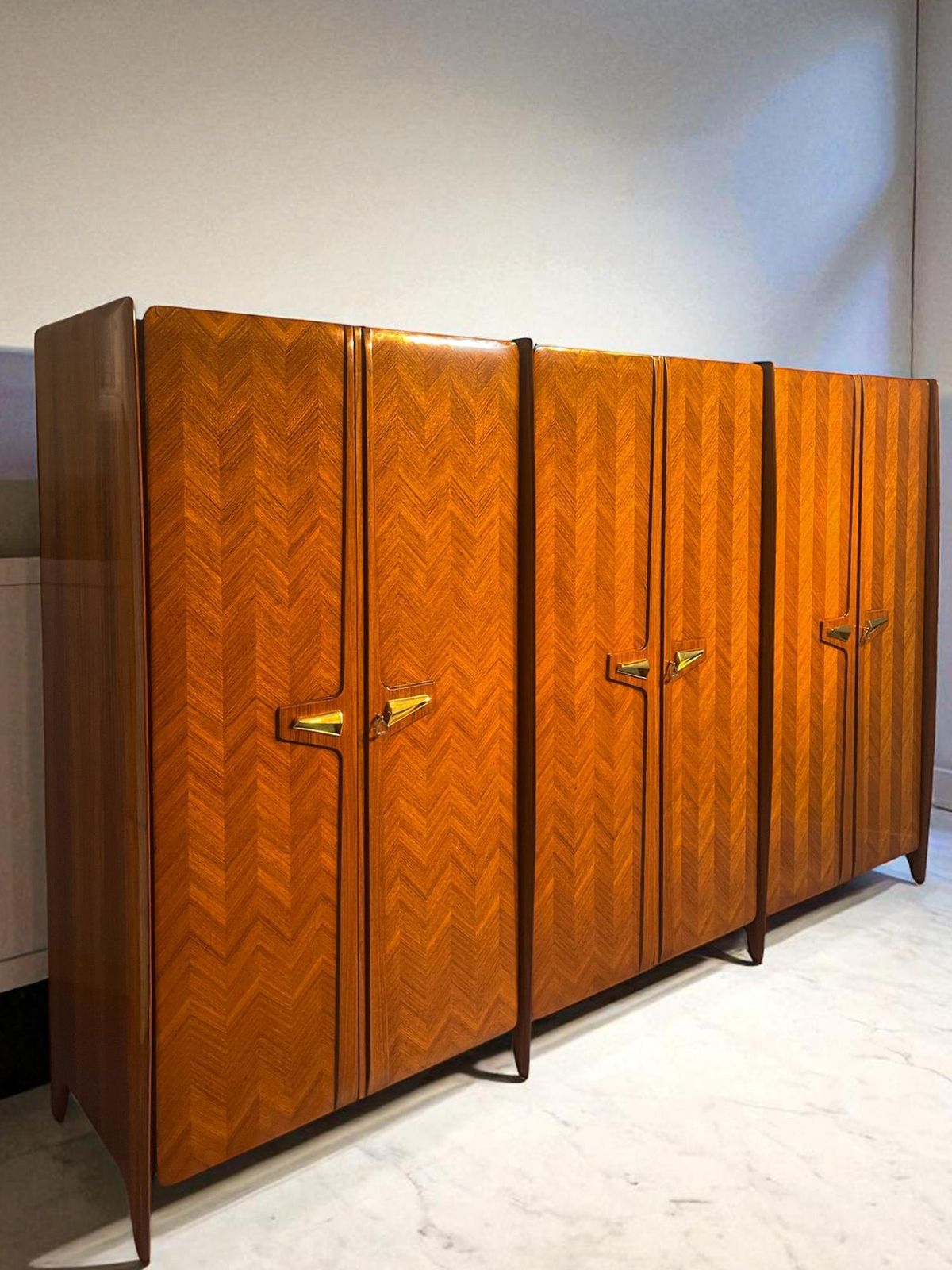 Italian Mid Century Wardrobe Or Armoire By La Permanente Mobili Cantù, 1950s photo 7799.0