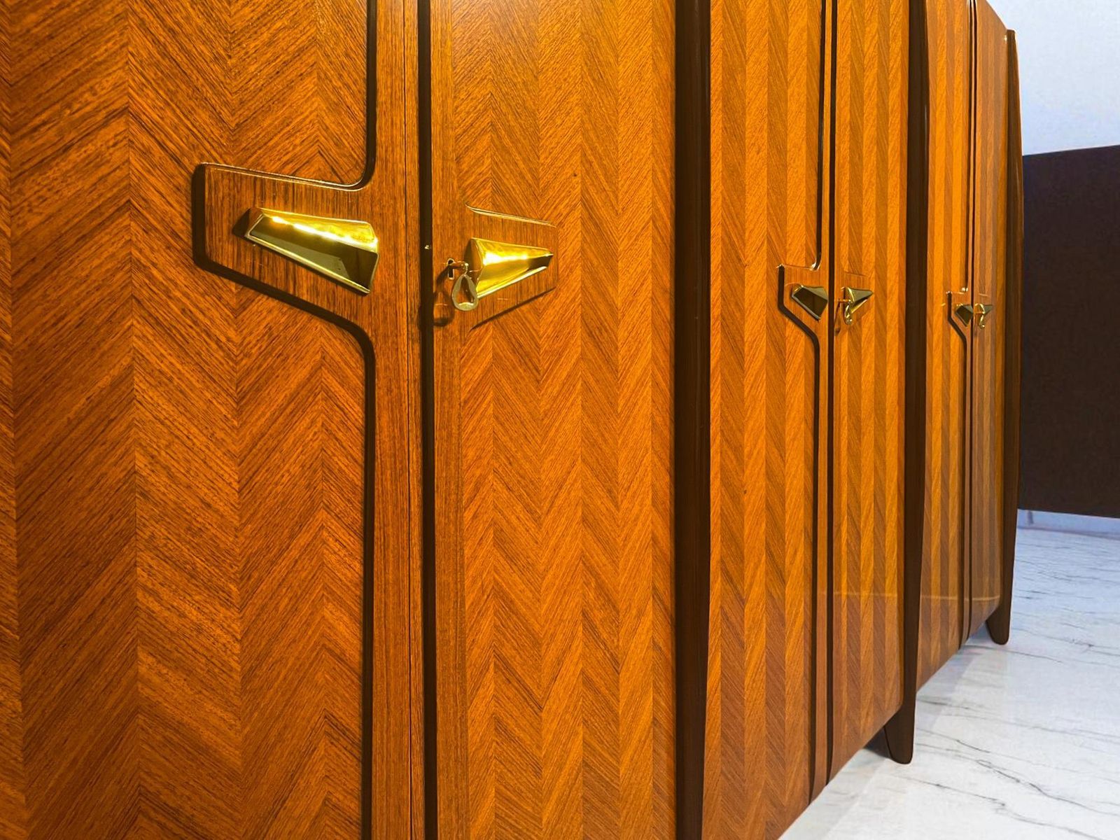 photo furniture Italian Mid Century Wardrobe Or Armoire By La Permanente Mobili Cantù, 1950s