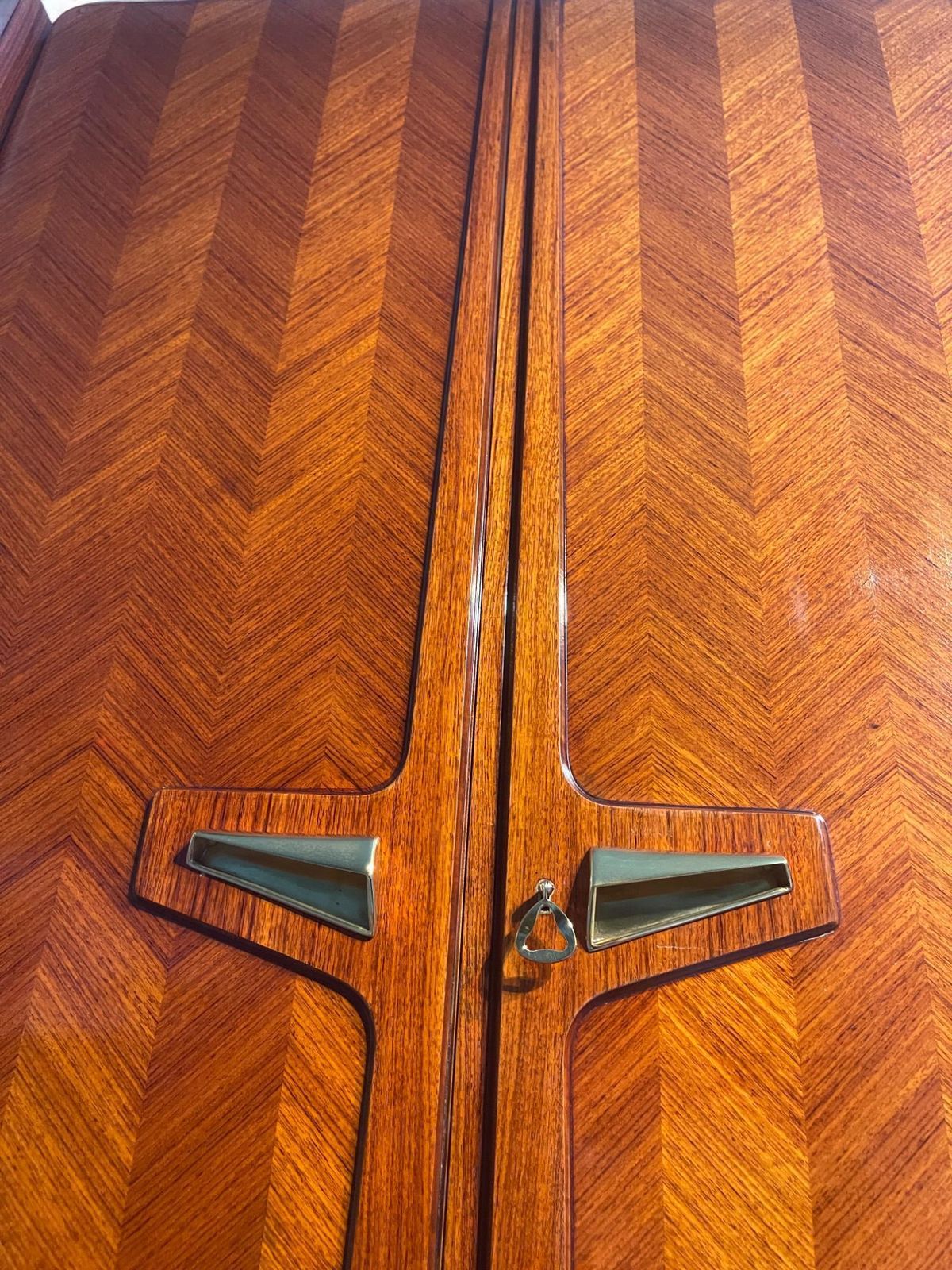 Furniture Italian Mid Century Wardrobe Or Armoire By La Permanente Mobili Cantù, 1950s photo