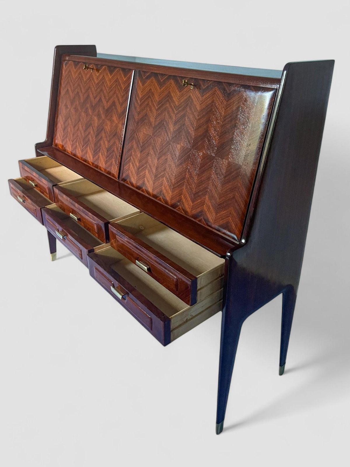 5300.0 Italian Midcentury Sideboard Or Cabinet Bar Designed By Vittorio Dassi, 1950s photo
