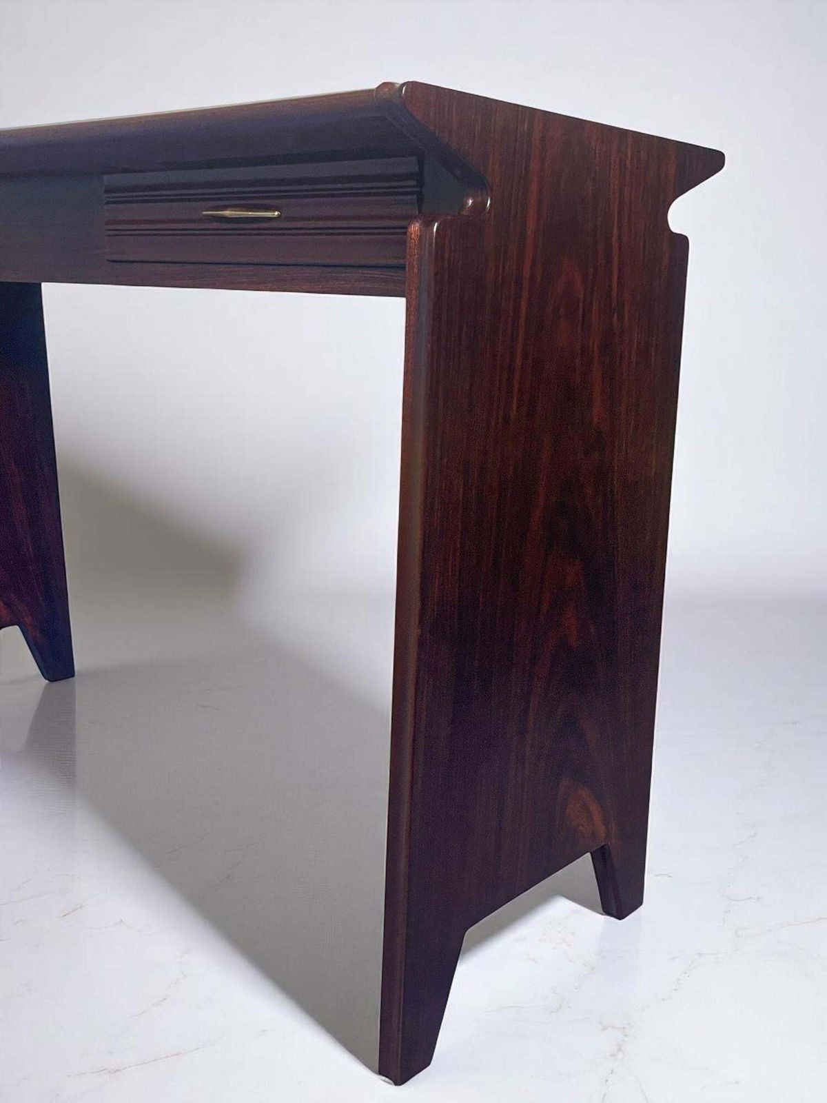photo vintage Italian Mid Century Table Desk Attributed To Osvaldo Borsani, 1950s