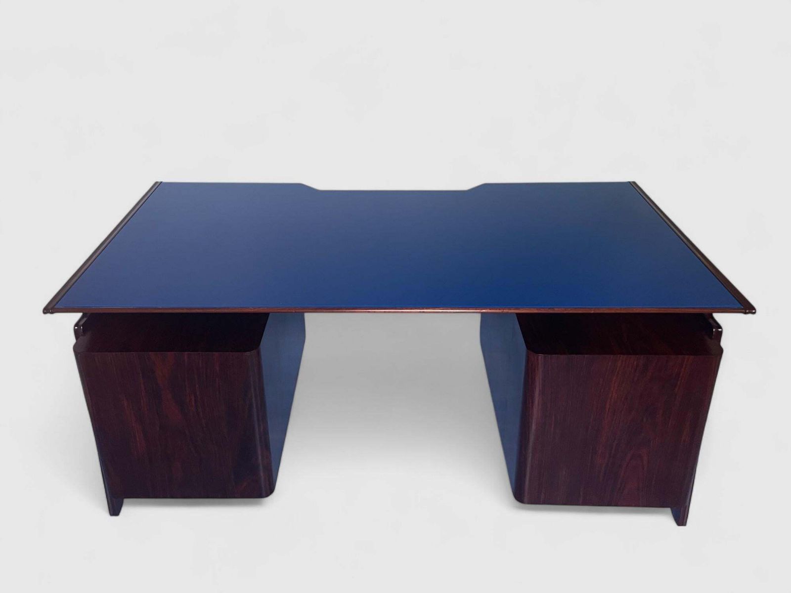 photo vinterior Italian Mid Century Executive Table Desk Attributed To Osvaldo Borsani ,  1950s