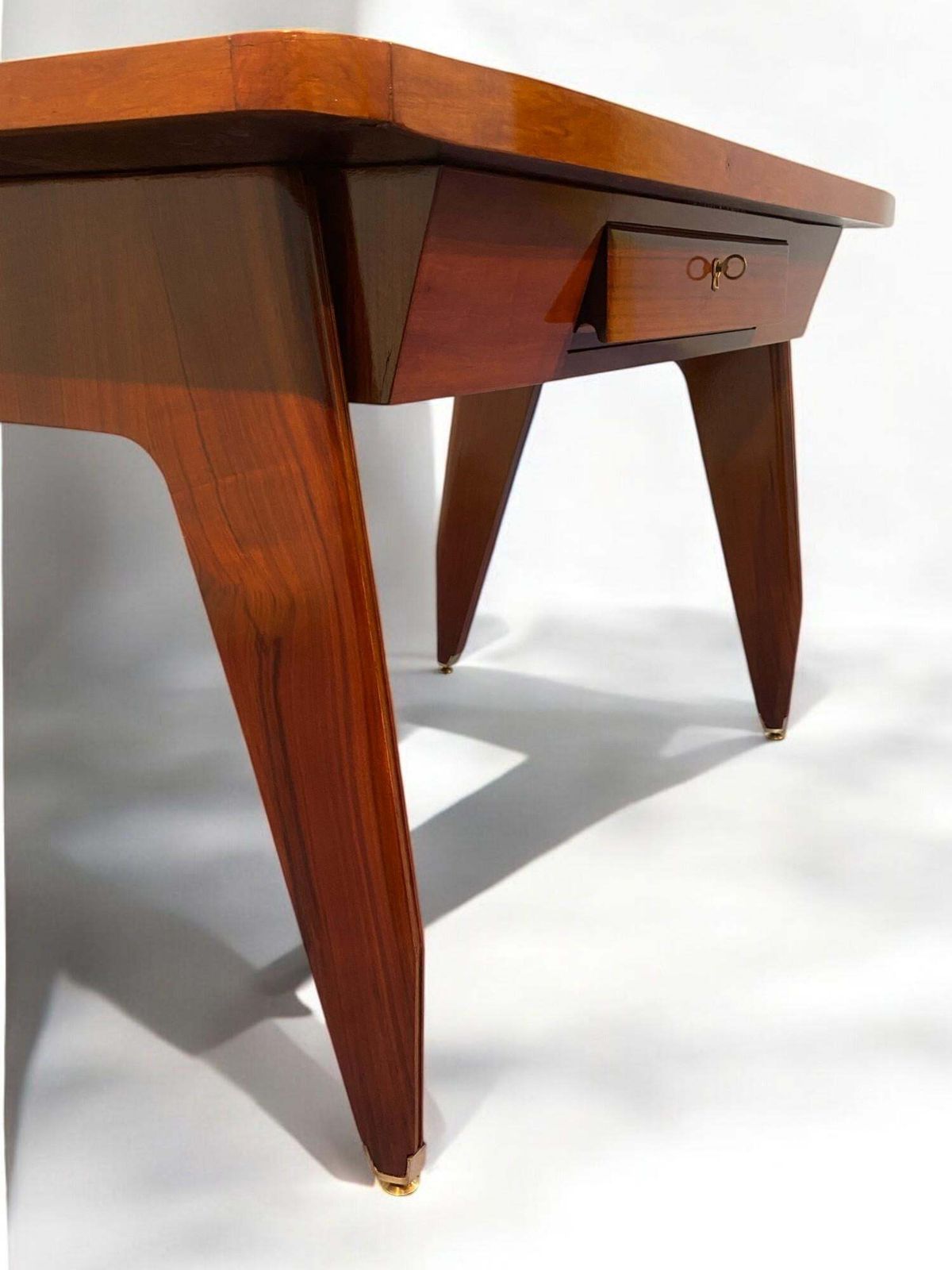 Italian Mid Century Sculptural Desk Table Designed By Vittorio Dassi In 1950s photo 3814.0
