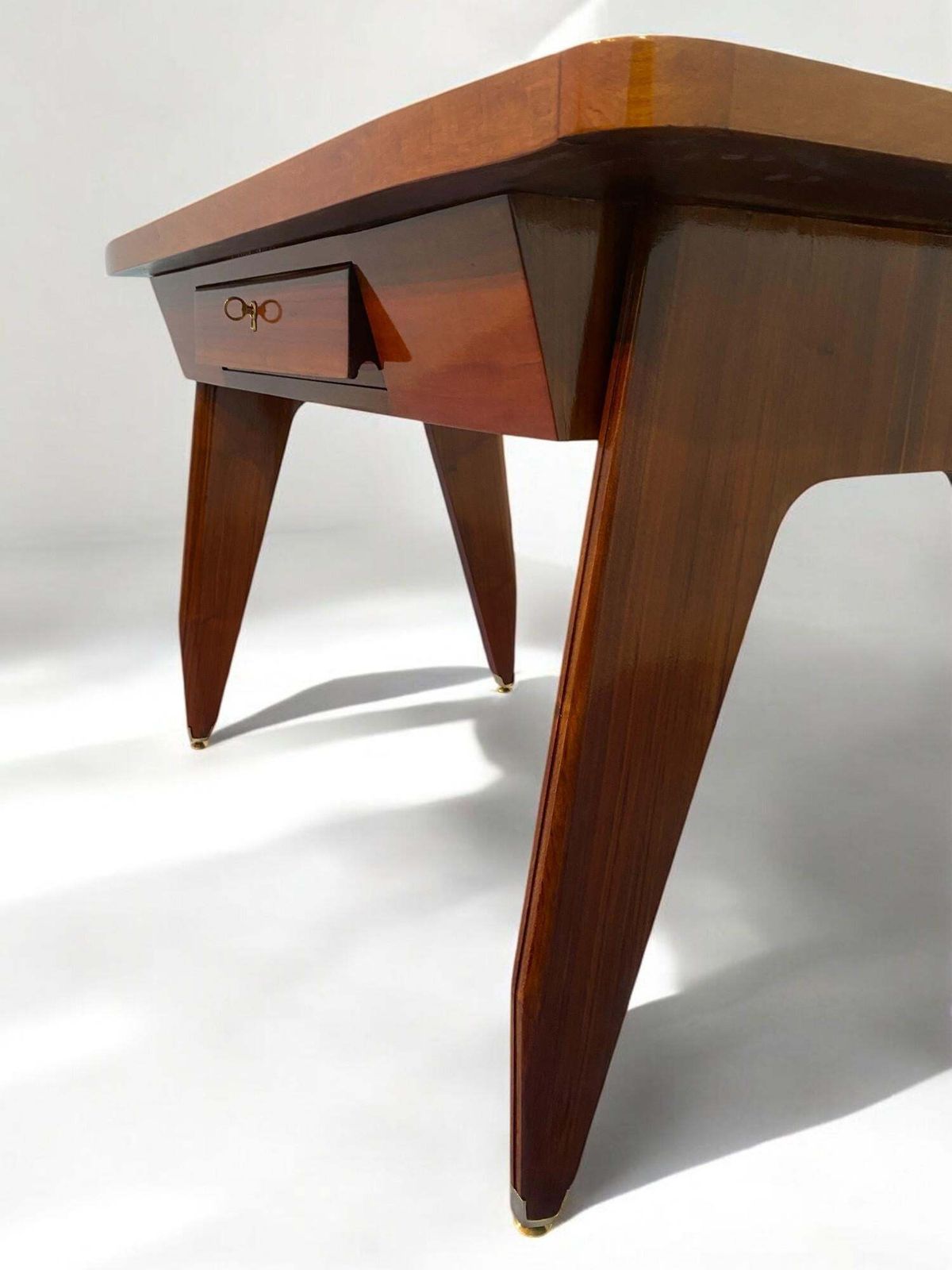 Italian Mid Century Sculptural Desk Table Designed By Vittorio Dassi In 1950s photo buy
