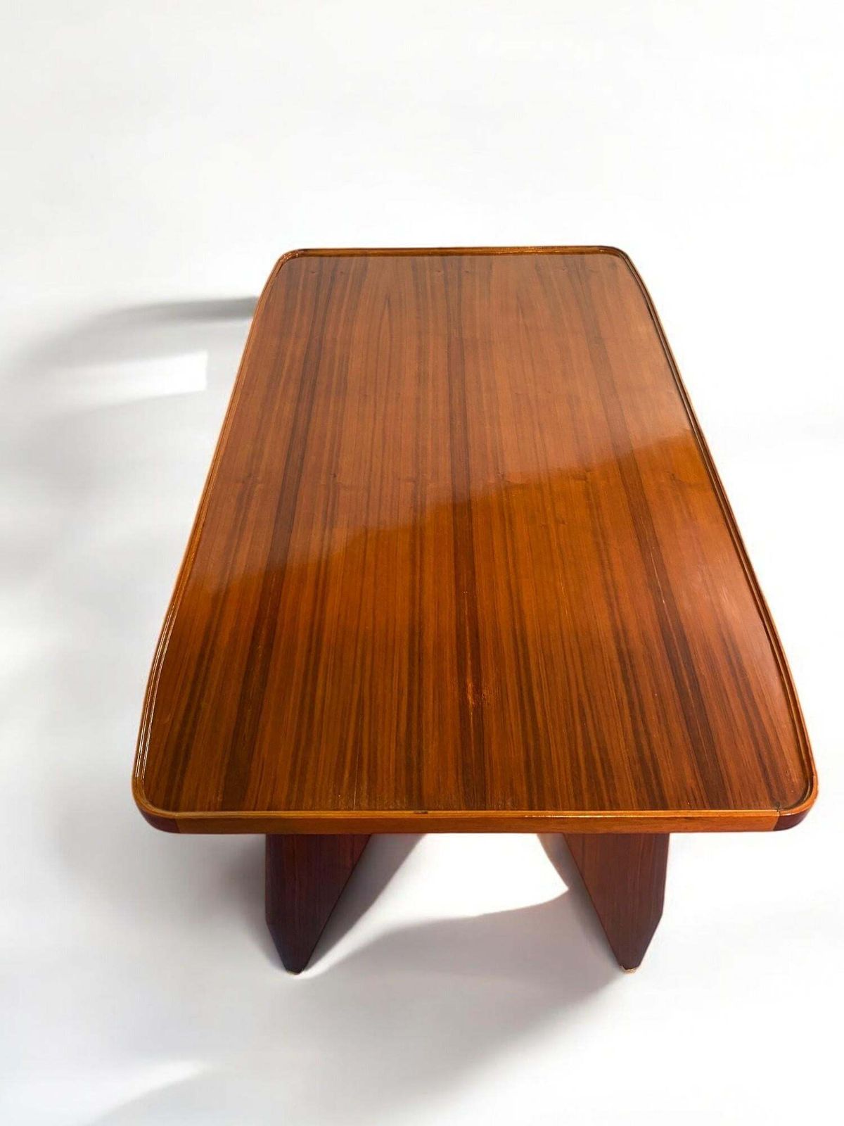 photo for sale Italian Mid Century Sculptural Desk Table Designed By Vittorio Dassi In 1950s