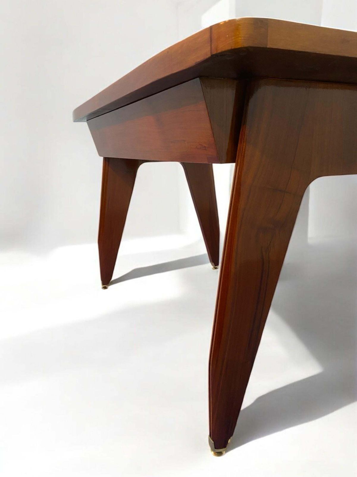 Furniture Italian Mid Century Sculptural Desk Table Designed By Vittorio Dassi In 1950s photo