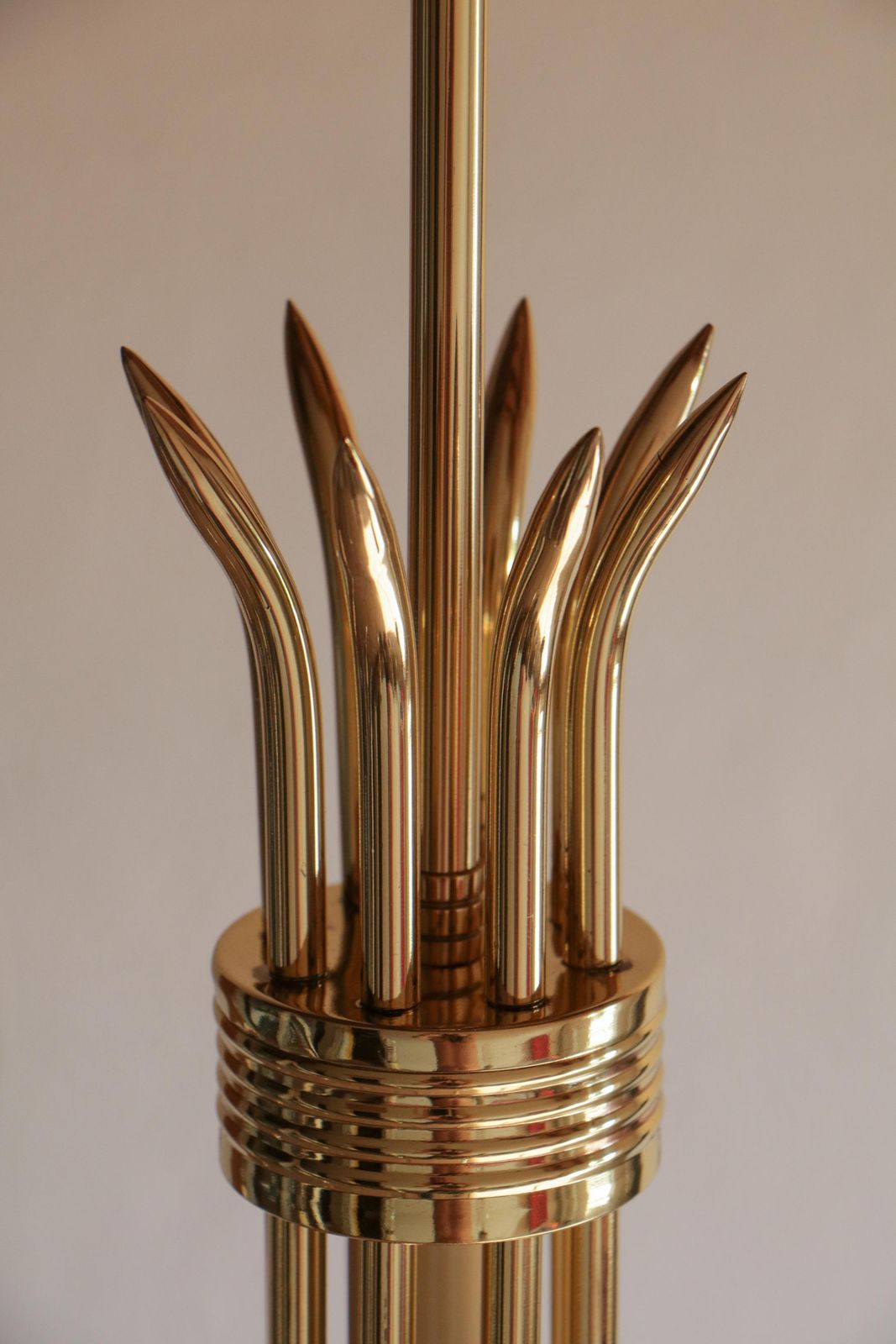Italian Mid Century Chandelier Attributed To Guglielmo Ulrich, 1945s photo 3716.0