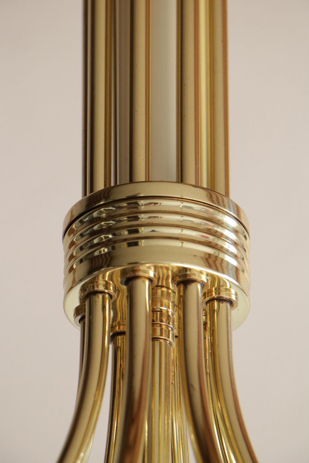 Italian Mid Century Chandelier Attributed To Guglielmo Ulrich, 1945s photo buy