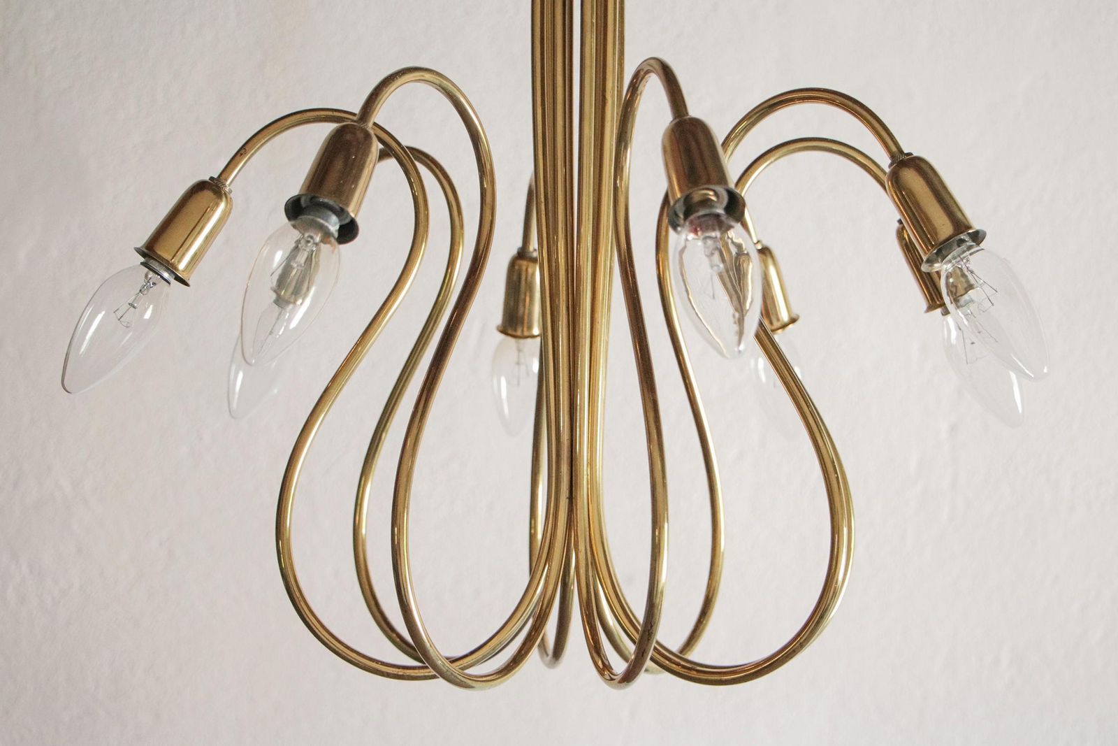 Austrian Mid Century Octopus Chandelier Attributed To J.T. Kalmar, 1950s photo vintage