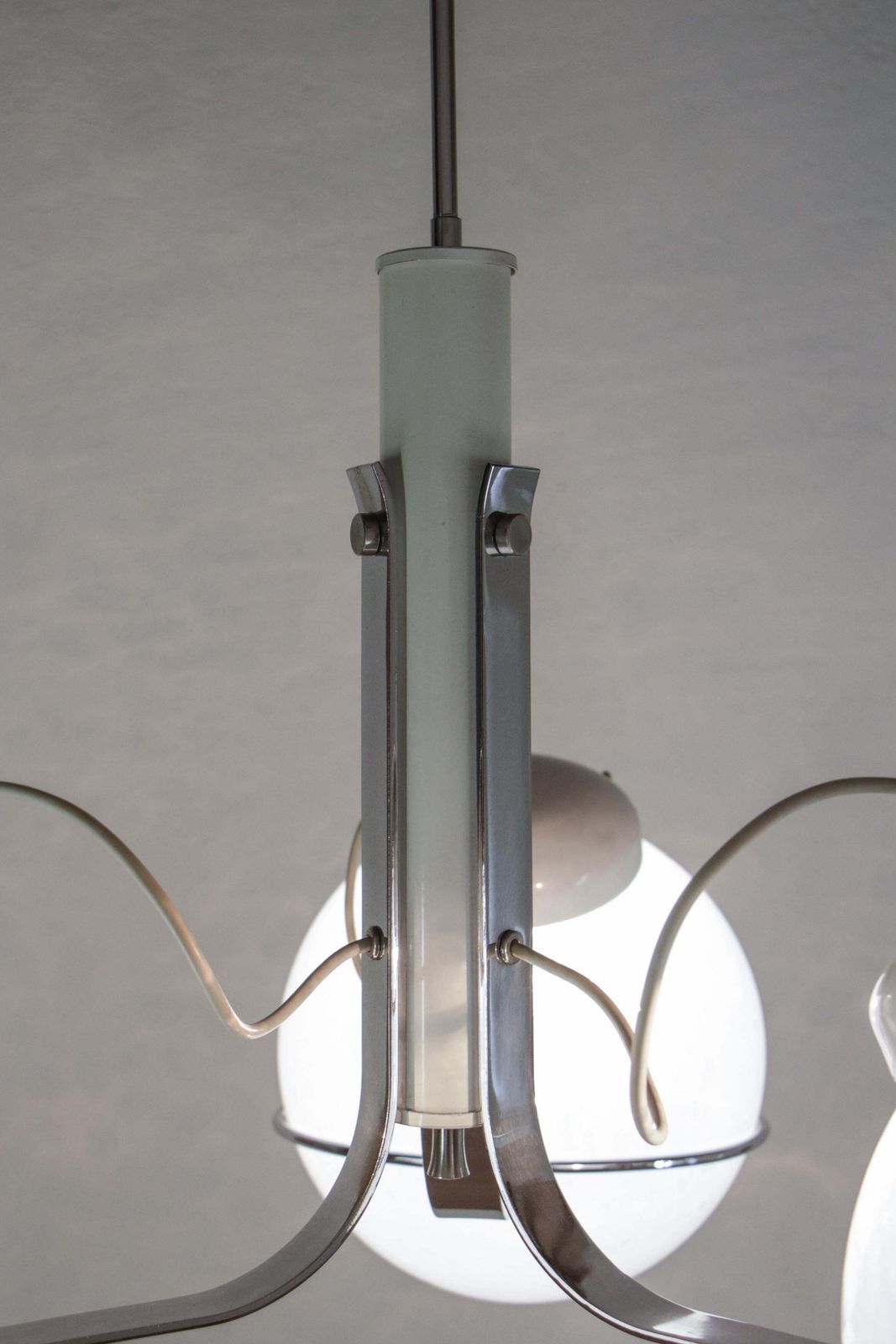photo buy Italian Chandelier Pendant Light Murano Glass Attributed To Gino Sarfatti, 1970s