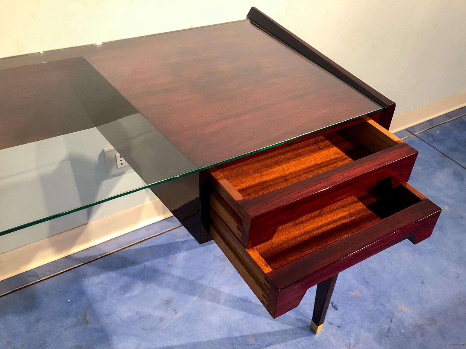 Italian Mid Century Modern  Petitetable Desk Designed By Vittorio Dassi, 1950s photo buy