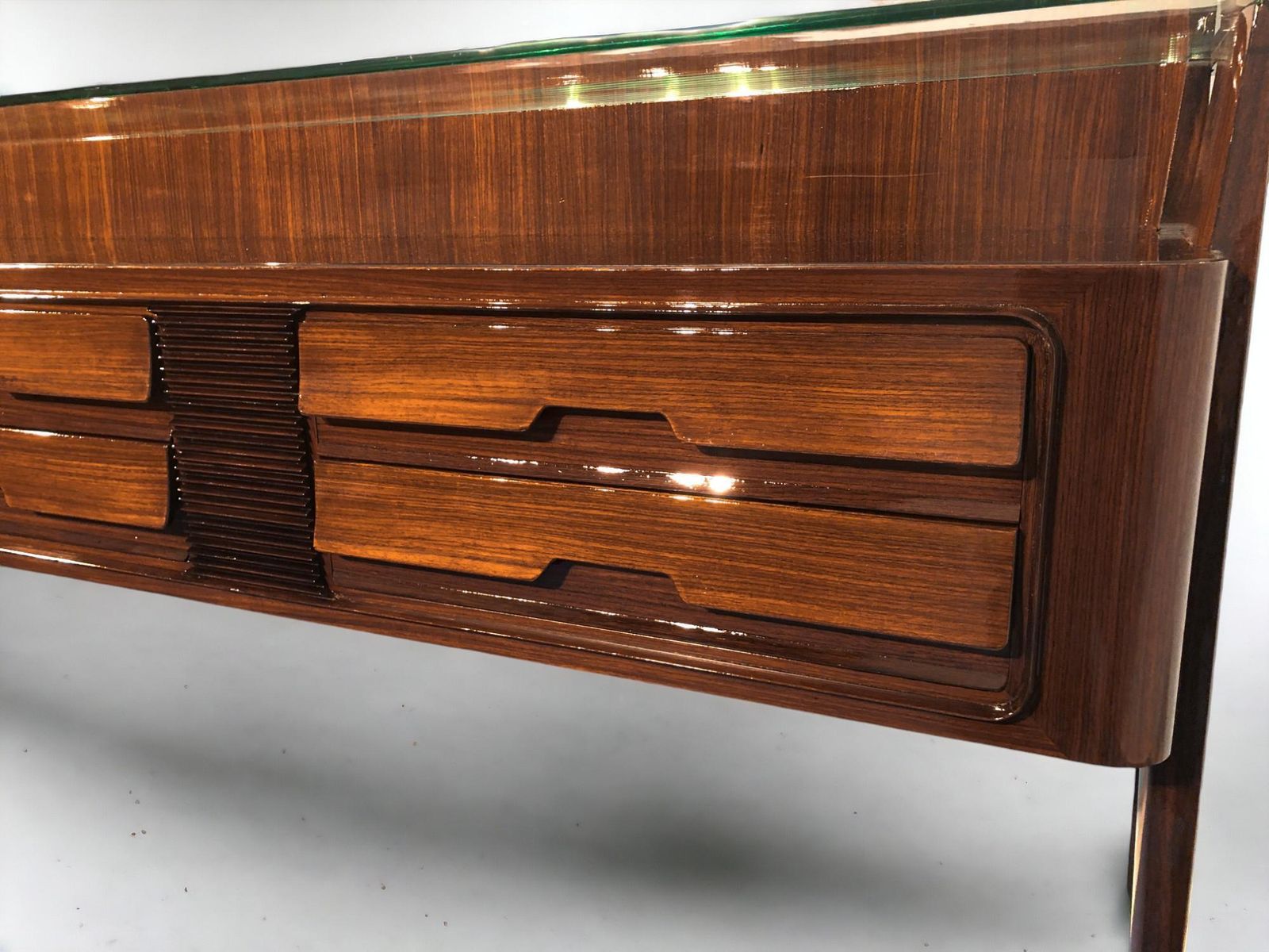 Italian Midcentury Sideboard  Or Chest Of Drawers By Vittorio Dassi, 1950s photo furniture