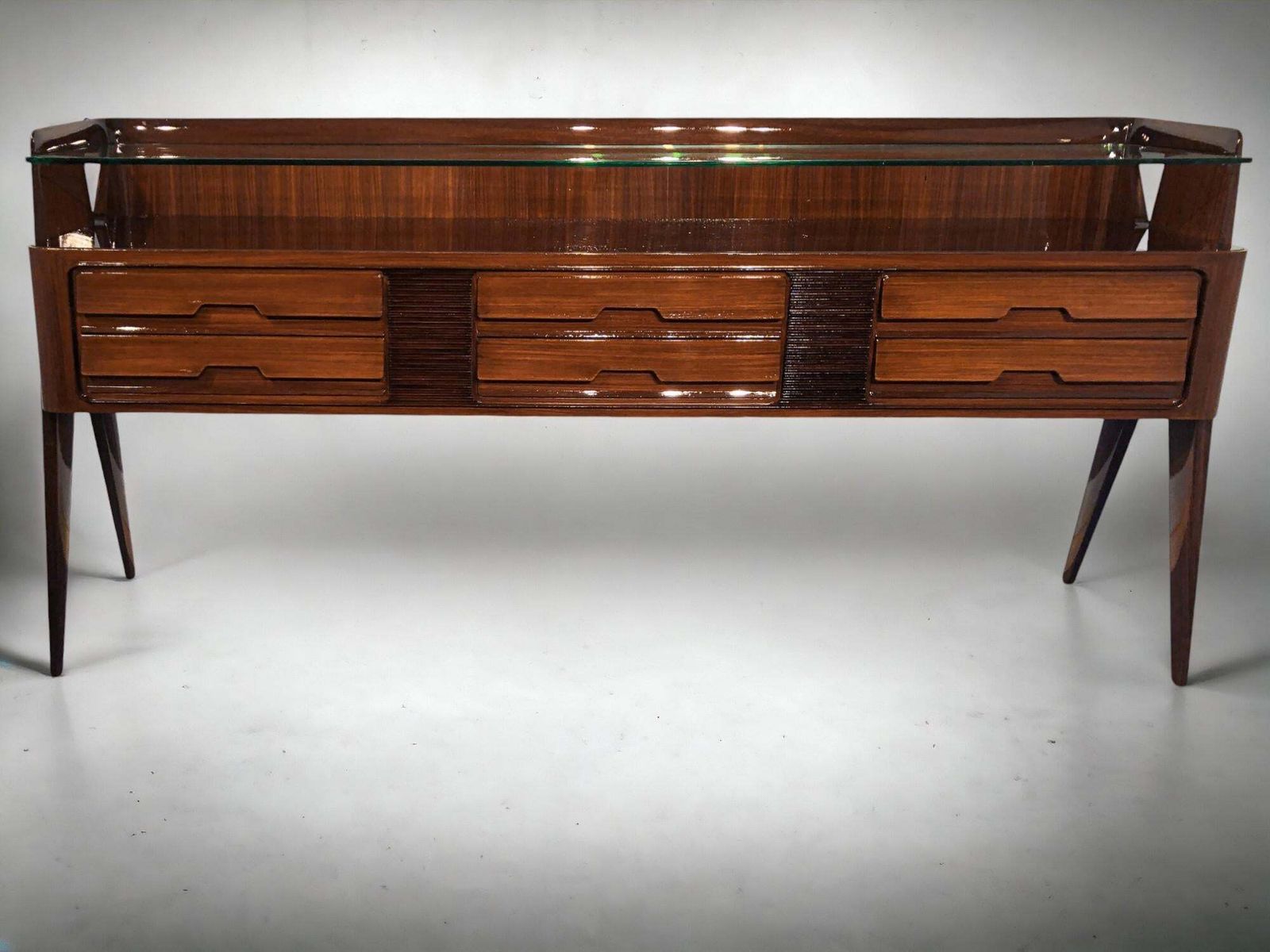 Italian Midcentury Sideboard  Or Chest Of Drawers By Vittorio Dassi, 1950s photo vintage