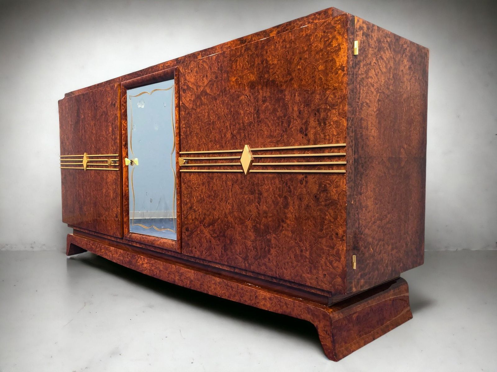 French Art Deco Thuya Sideboard, 1940s photo 6017.0