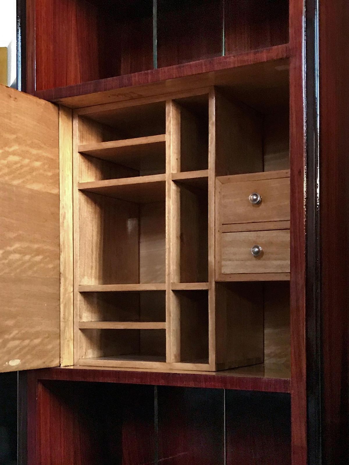Italian Mid Century Sideboard With Secretaire Attributed To Paolo Buffa, 1950s photo Furniture