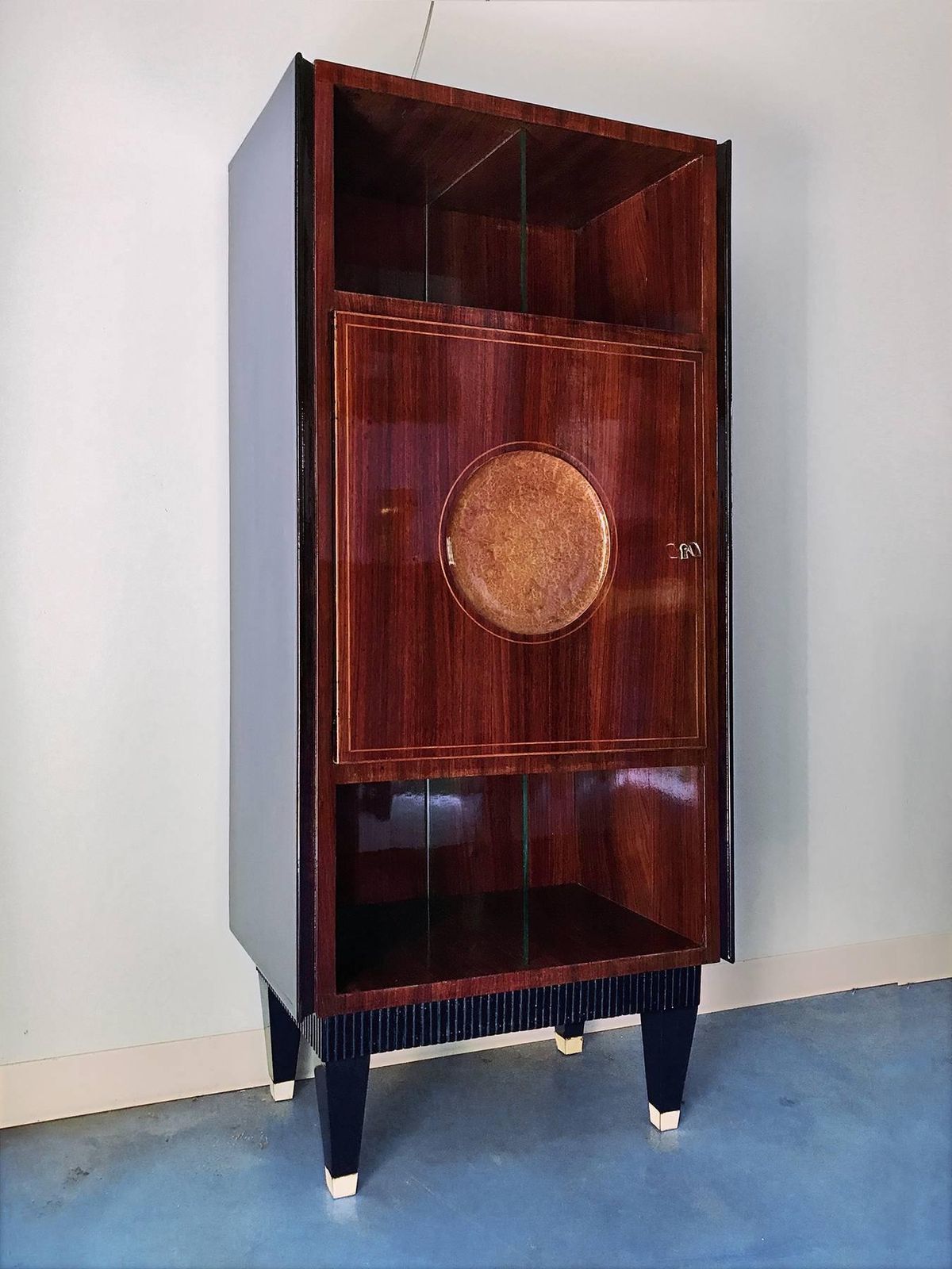 photo for sale Italian Mid Century Sideboard With Secretaire Attributed To Paolo Buffa, 1950s