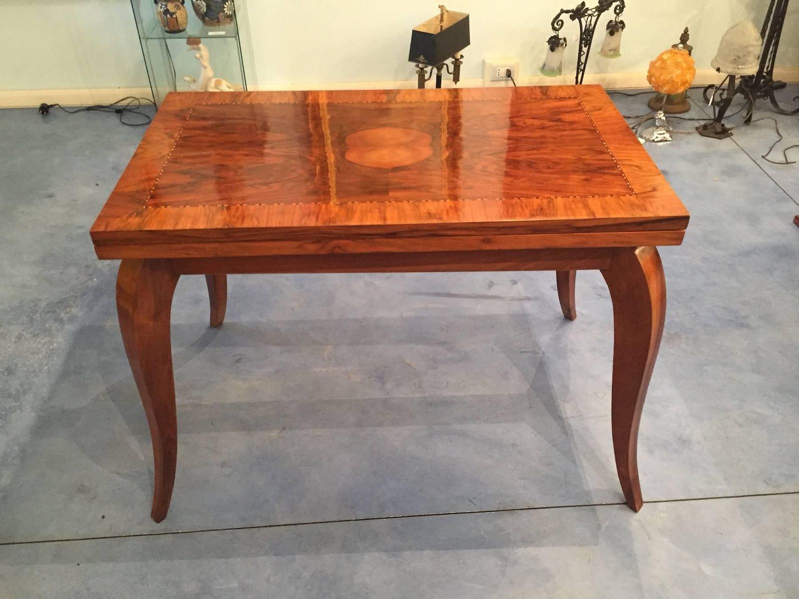French Art Deco Card Table, 1940 photo furniture