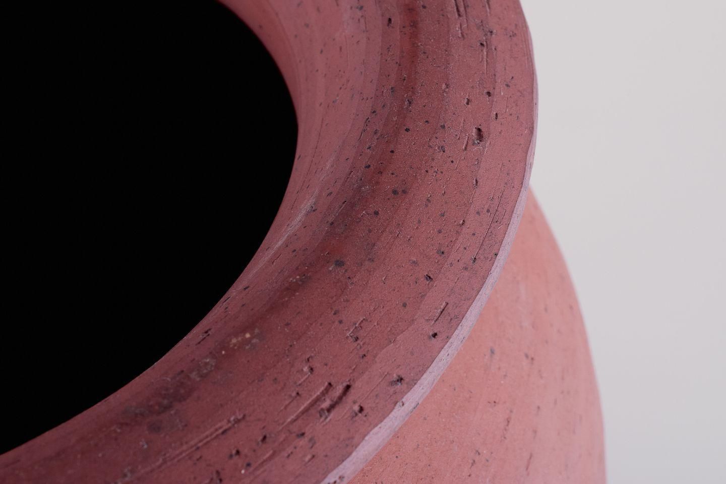 Kähler, Large Floor Vase In Unglazed Red Clay. Mid 20th C. photo 1129.0